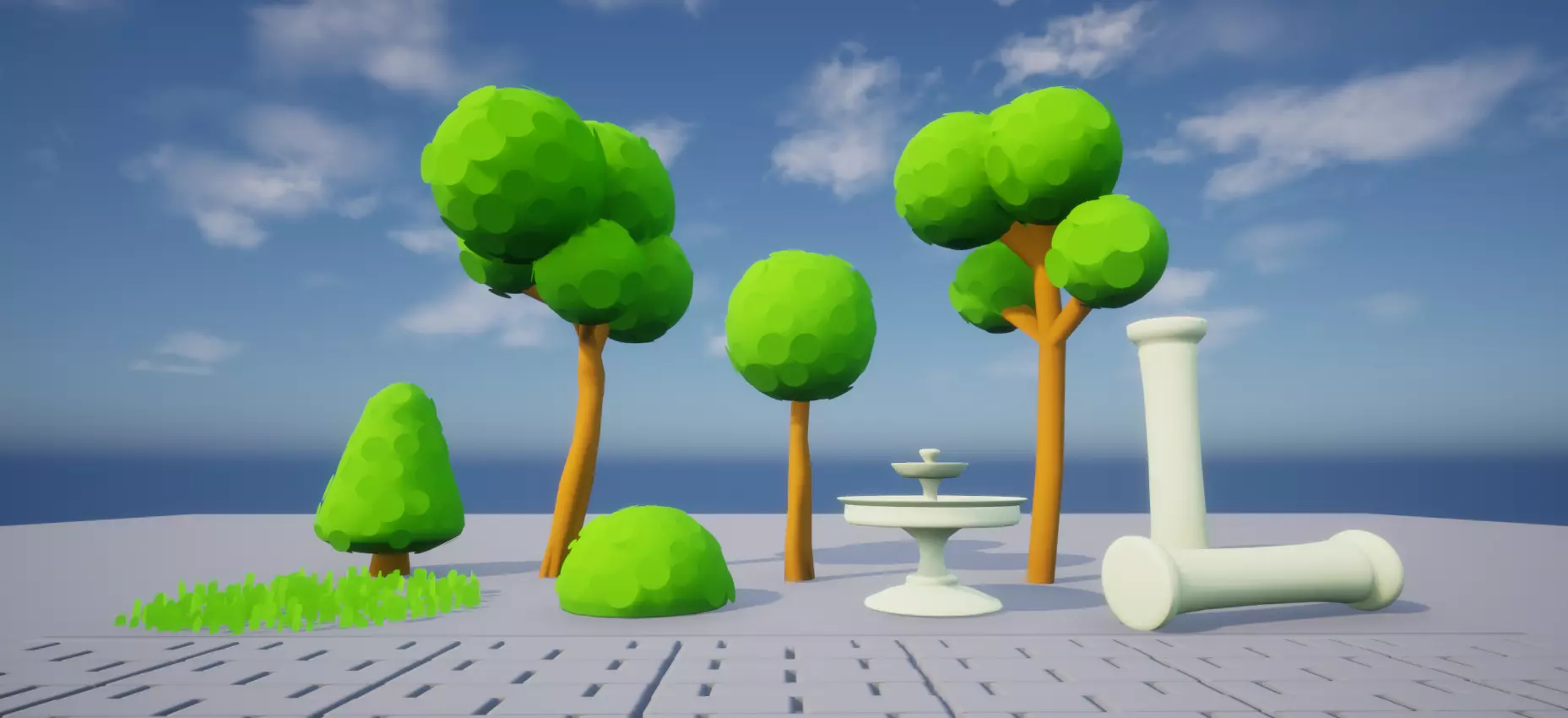 Stylized Low-Poly Game Ready Asset Pack Low-poly 3D model_3