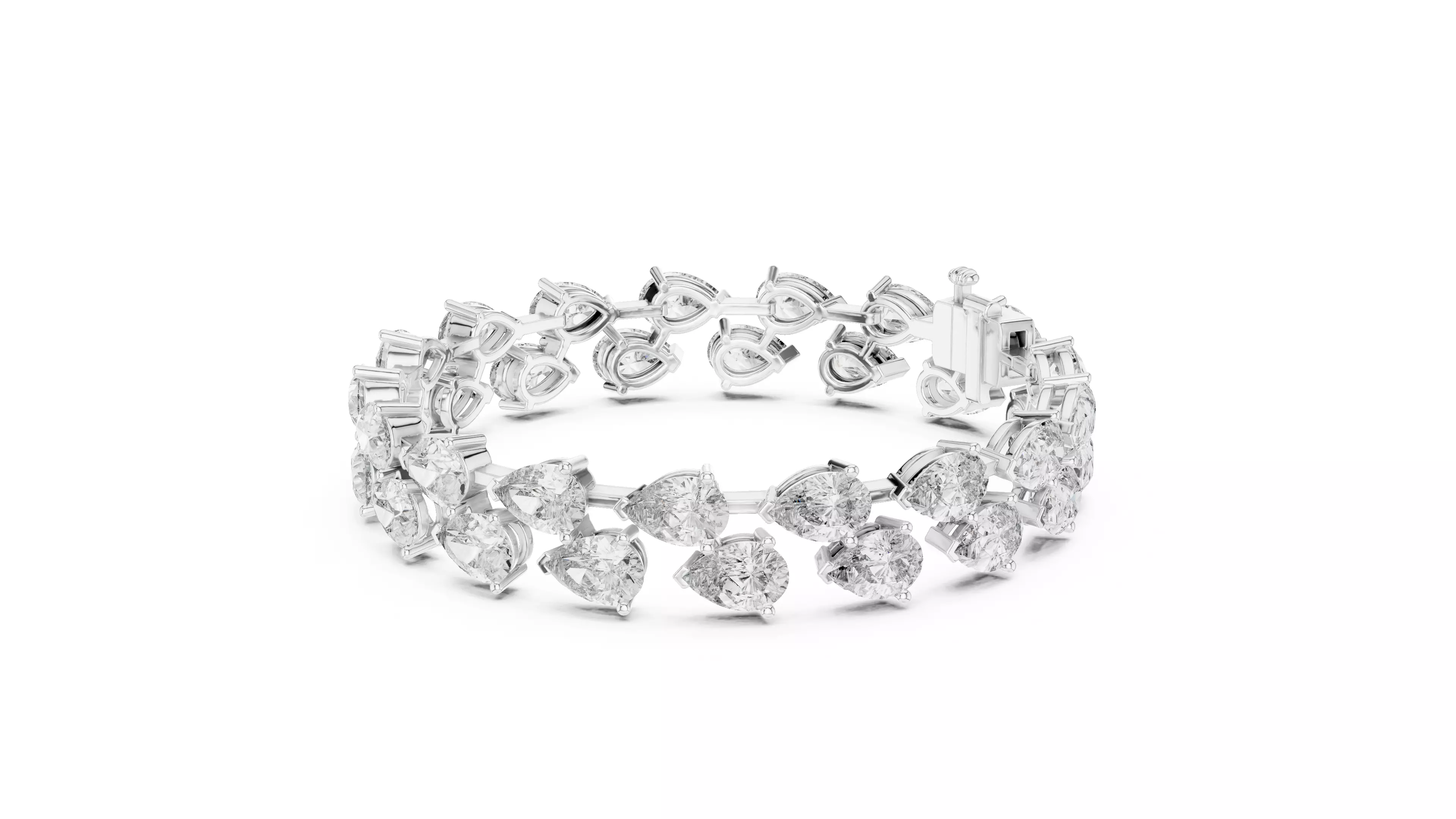 Pear Tennis Bracelet 3dm stl renders Animation video details  3D print model_4