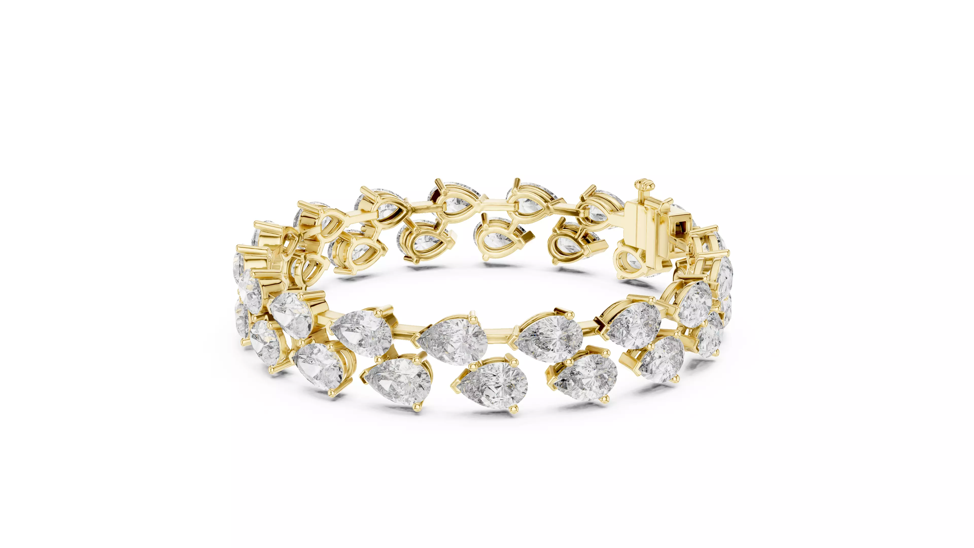 Pear Tennis Bracelet 3dm stl renders Animation video details  3D print model_8