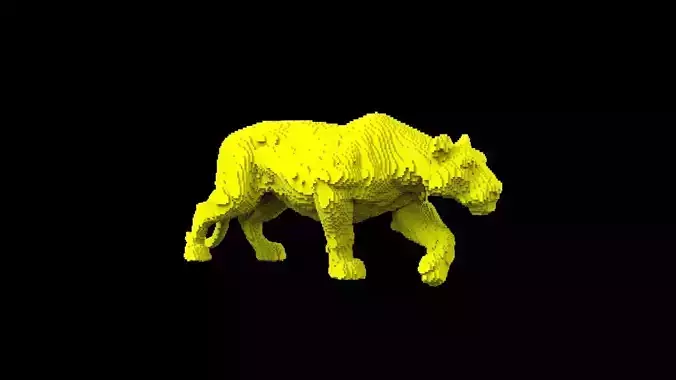 lion voxel