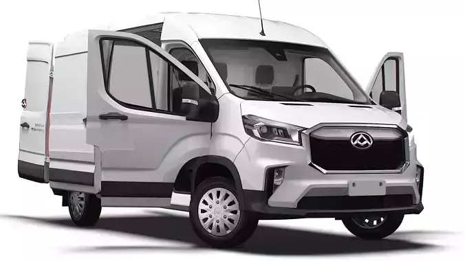 Maxus e Deliver 9 Van L2H2 HQInt 2025 3D model
