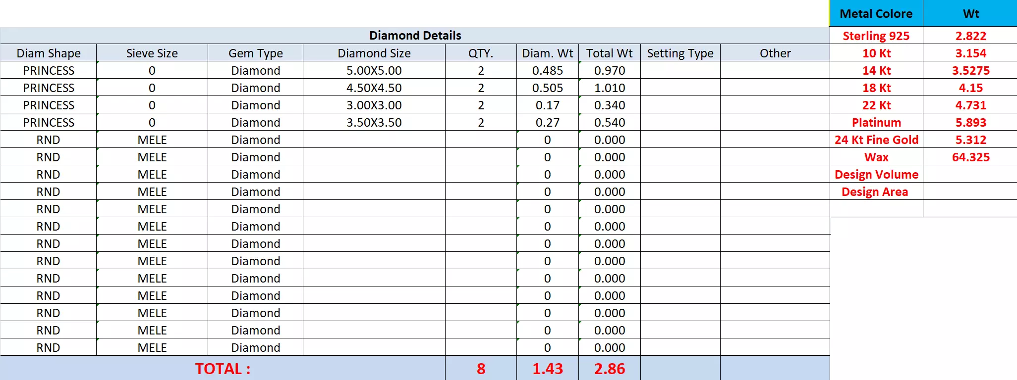 Diamond Hoops Earrings 3dm stl renders animation videos details 3D print model_3