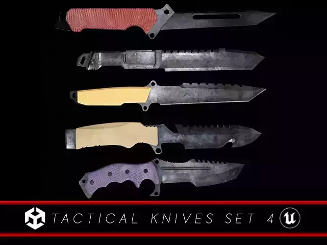 Tactical Knives Set 4