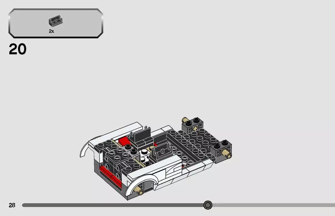 TwindBricks3D - 76908 Lambo Countach 3D print model_23