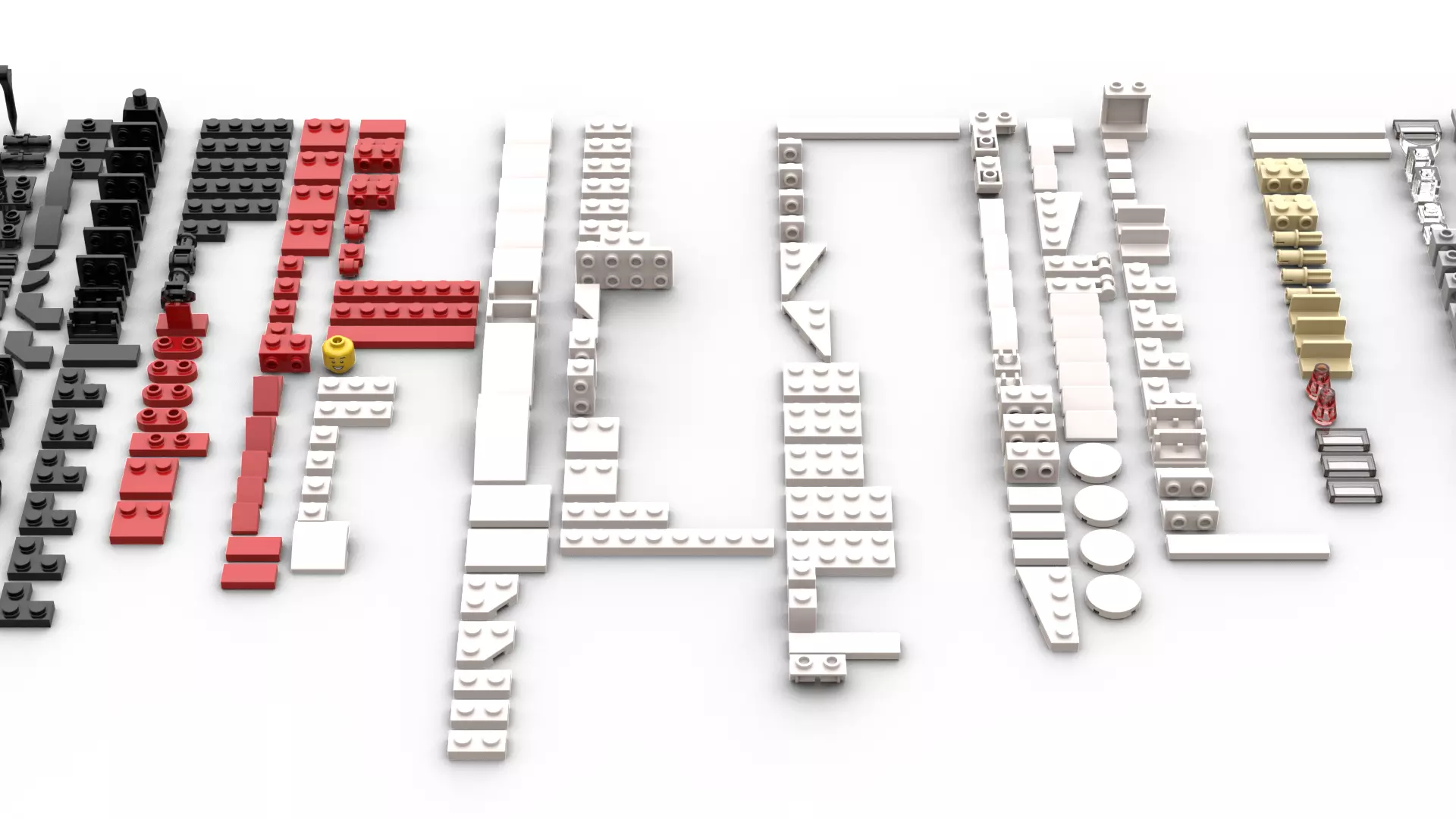 TwindBricks3D - 76908 Lambo Countach 3D print model_1