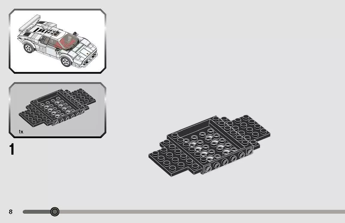 TwindBricks3D - 76908 Lambo Countach 3D print model_3