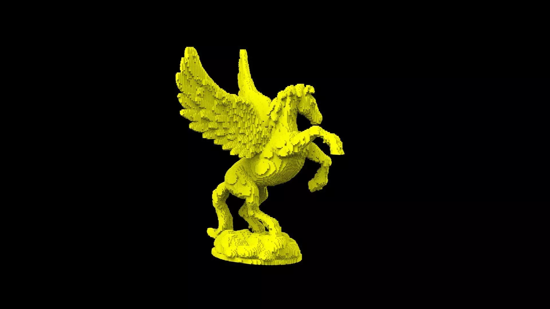PEGASUS voxel 3D print model_0