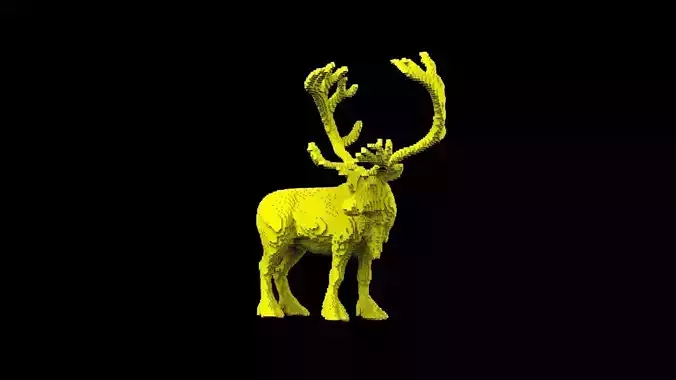 reindeer voxel