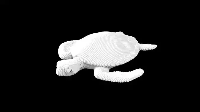 Turtle head Slice Form - parametric - multiLayer