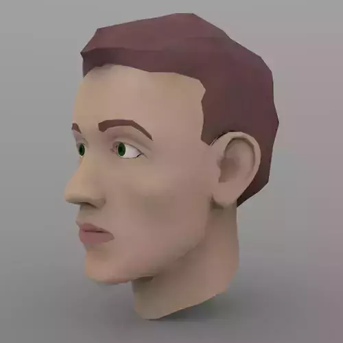 Face With Muscle Textured