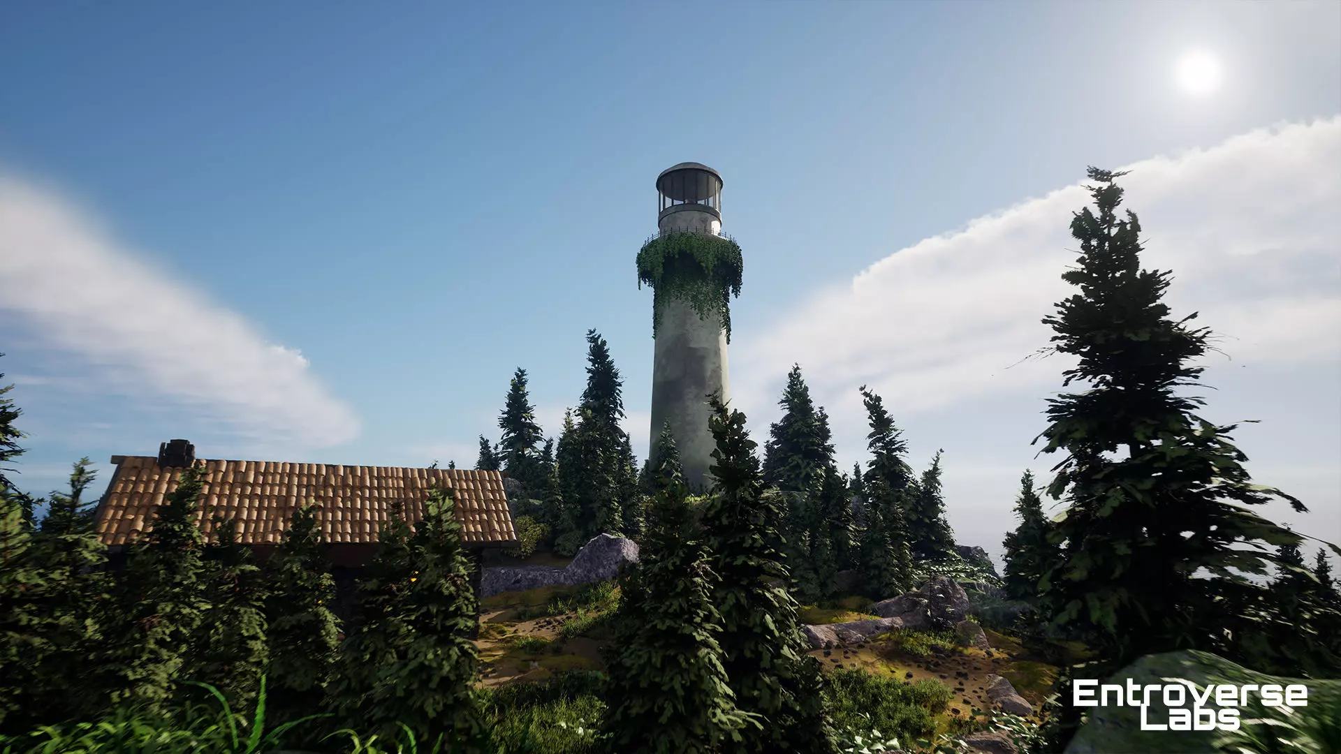 Abandoned Lighthouse Island - Unreal Engine  Low-poly 3D model_7