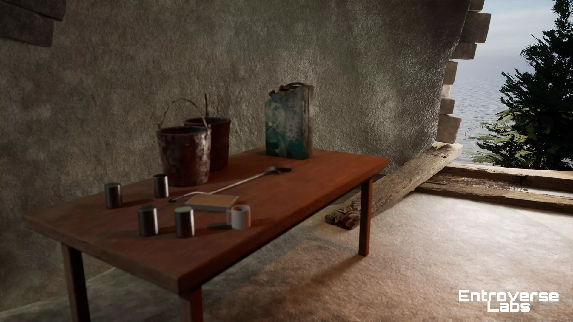 Abandoned Lighthouse Island - Unreal Engine  Low-poly 3D model_13