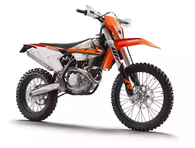 KTM 450 EXC RIGGED 3D model