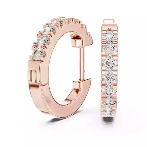 Diamond Hoops Earrings 3dm stl renders animation videos details