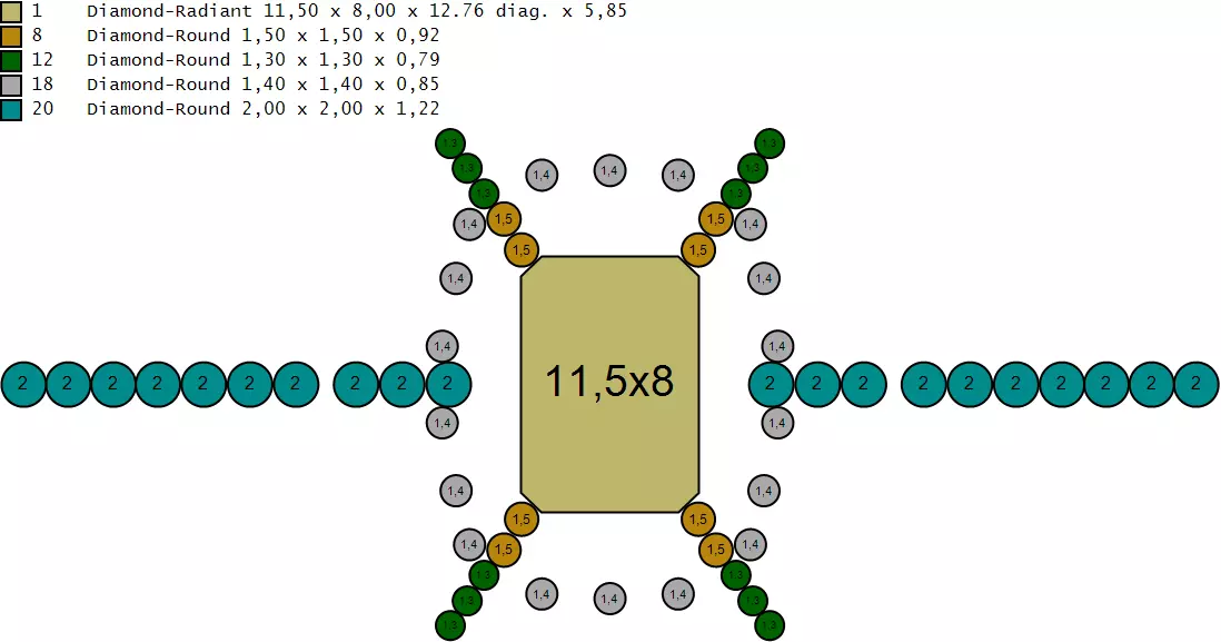 Gold N1443 3D print model_5