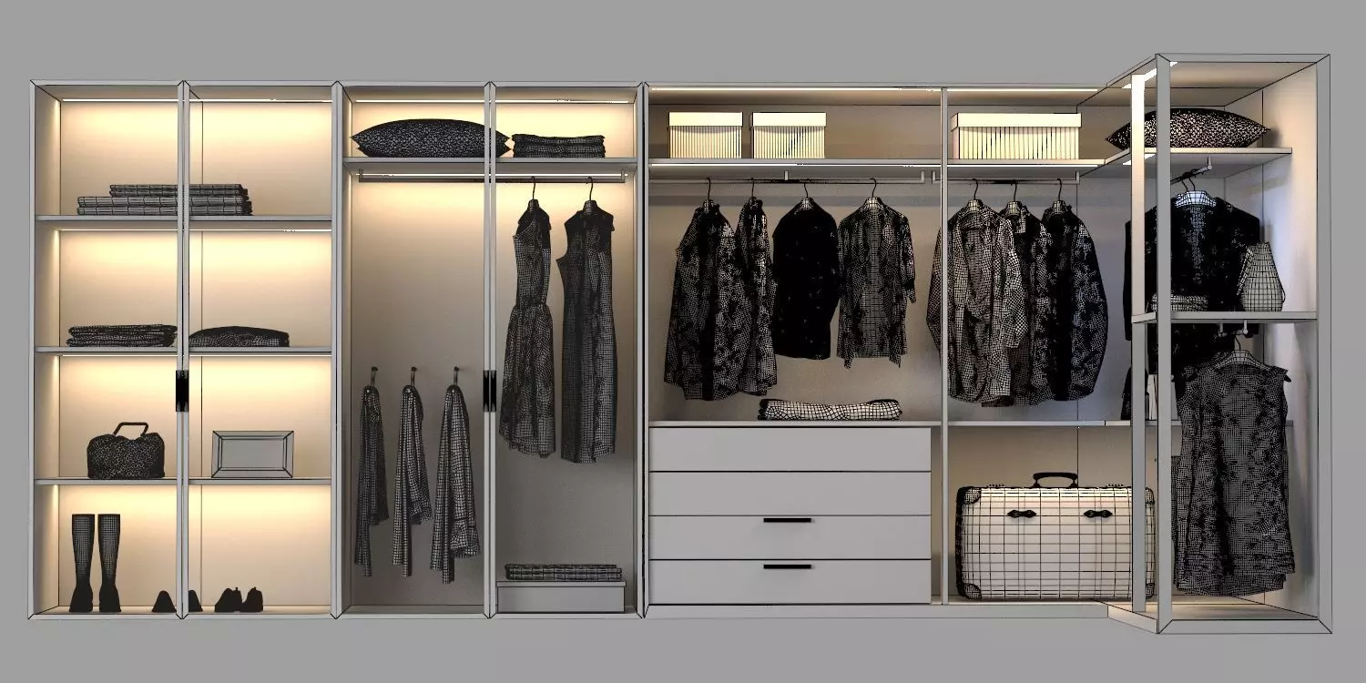 GLISS MASTER  wardrobe 3D model_5