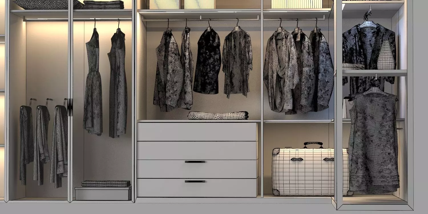 GLISS MASTER  wardrobe 3D model_6