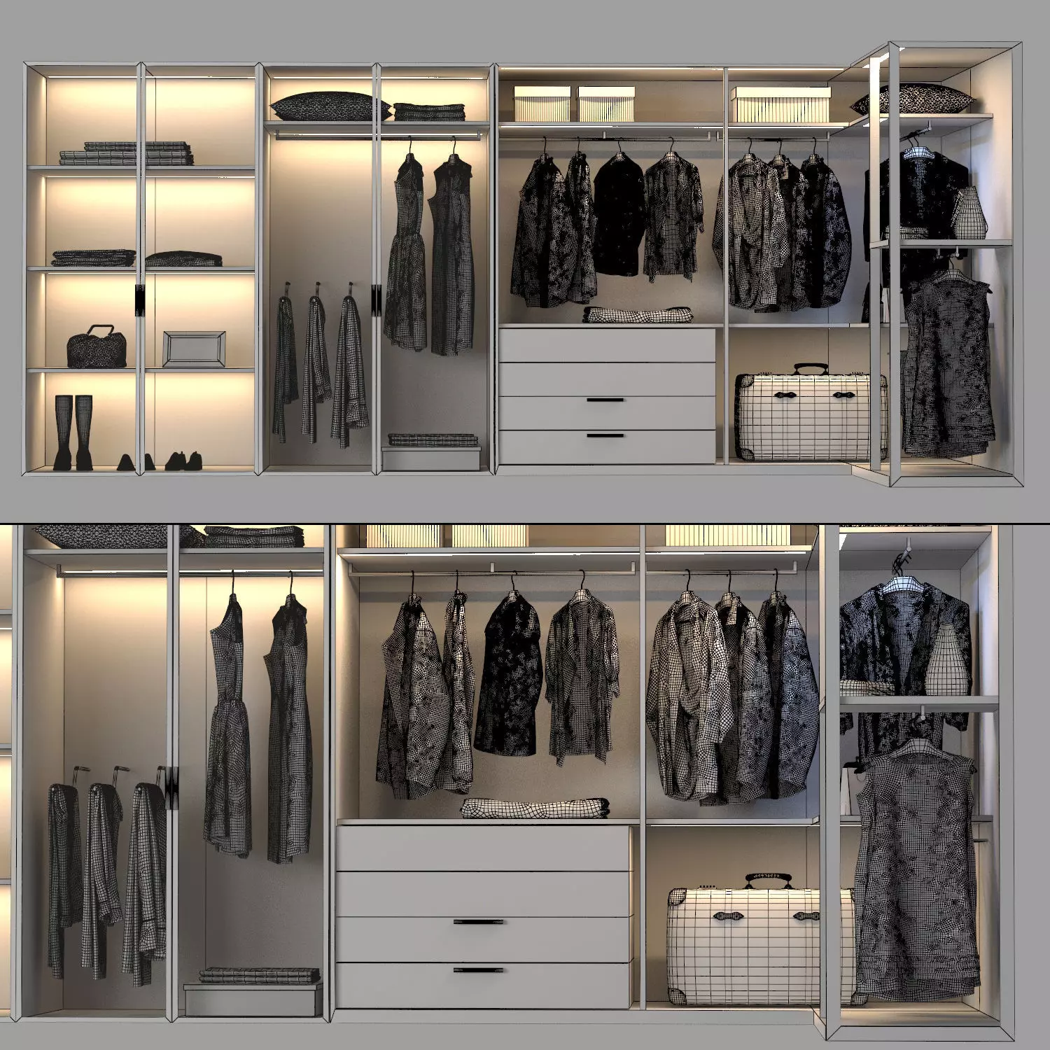 GLISS MASTER  wardrobe 3D model_8