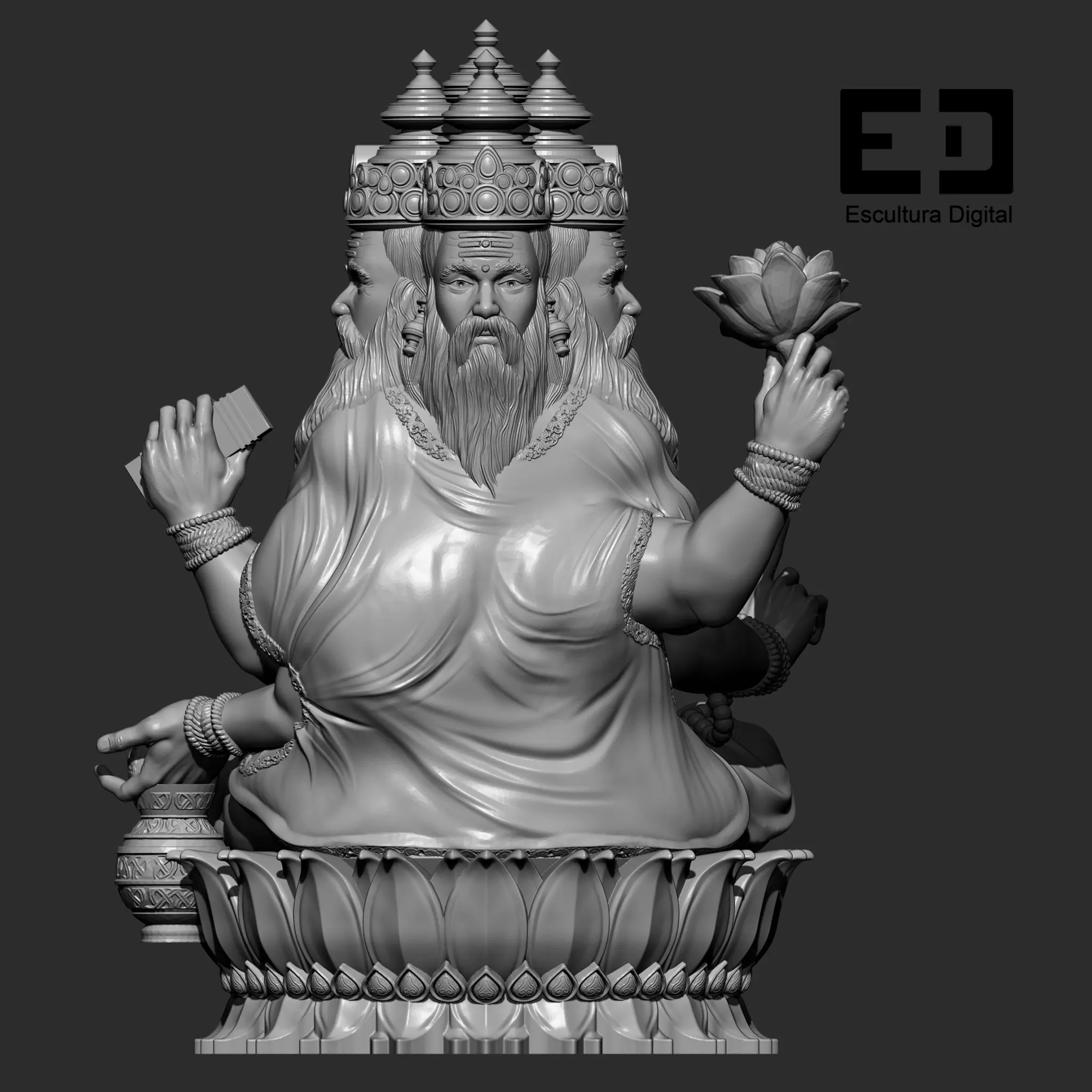 Brahma 3D print model_7