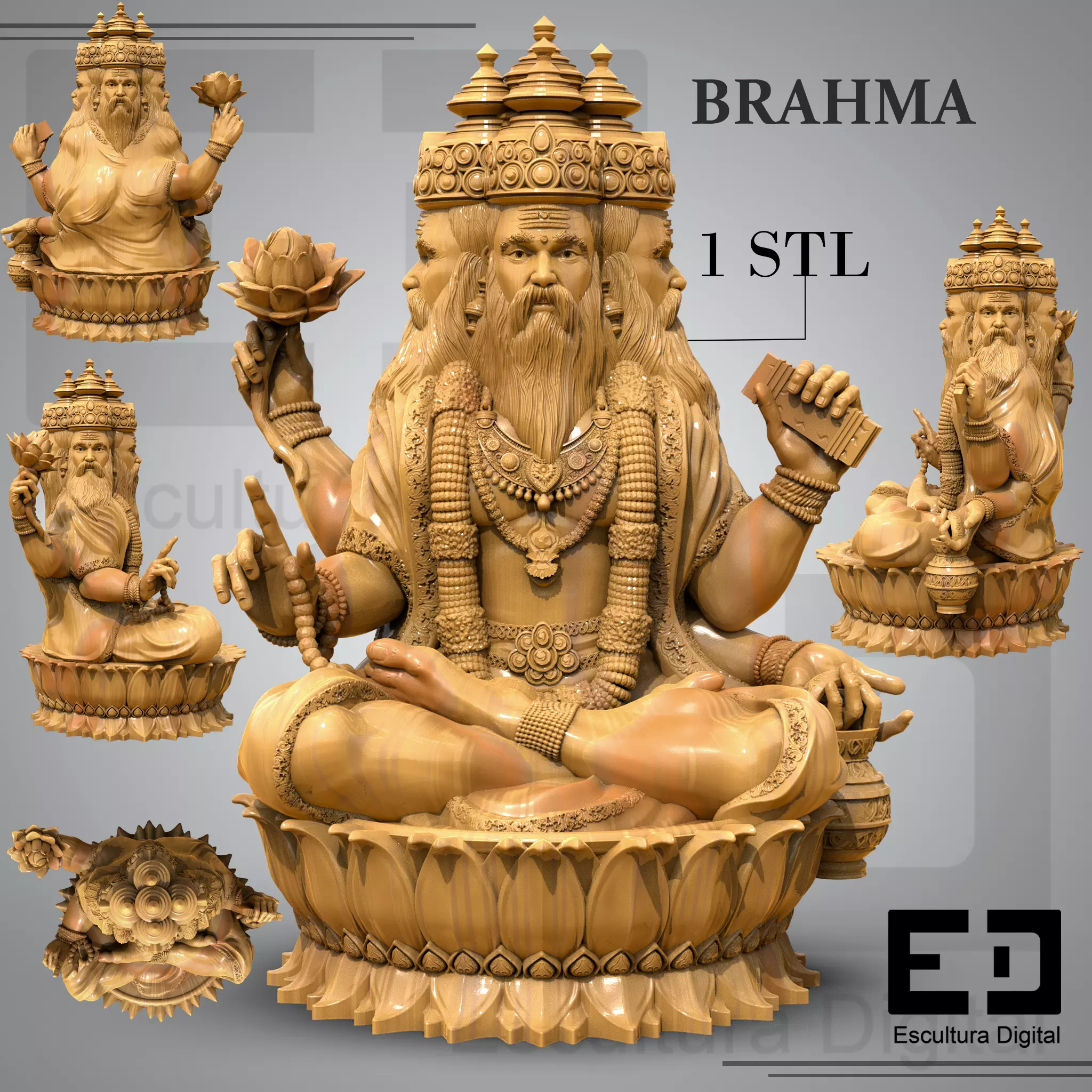 Brahma 3D print model_0