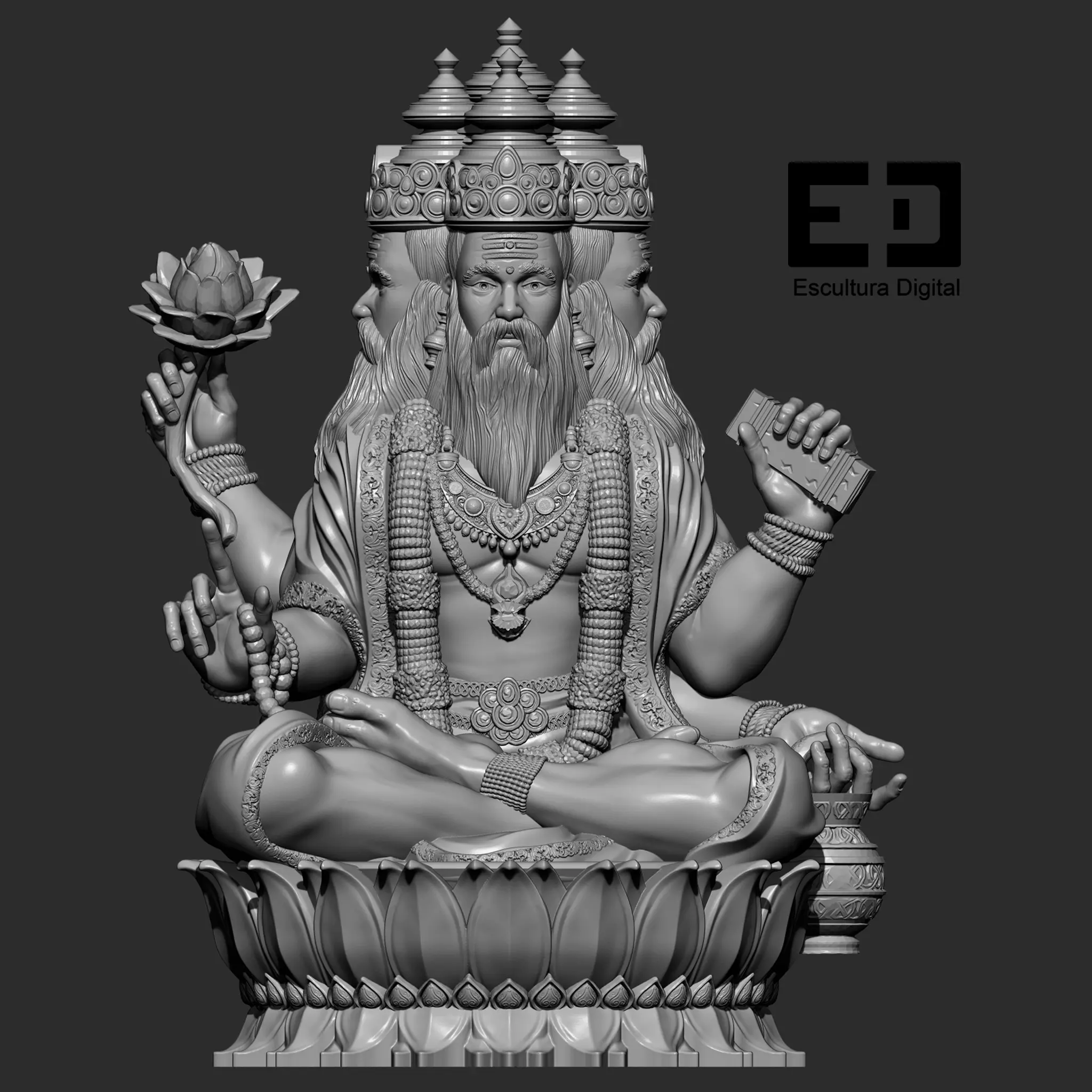 Brahma 3D print model_6