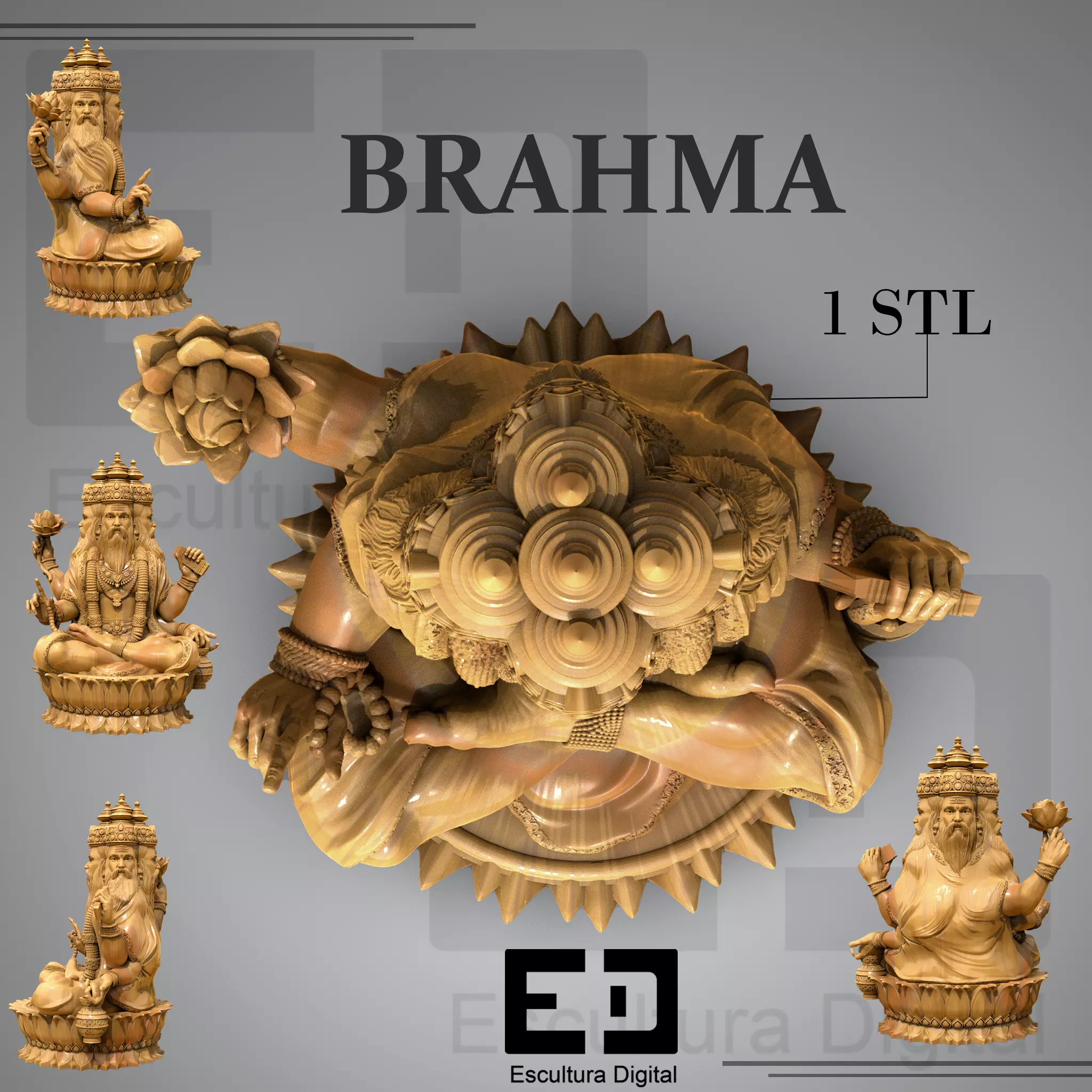 Brahma 3D print model_5