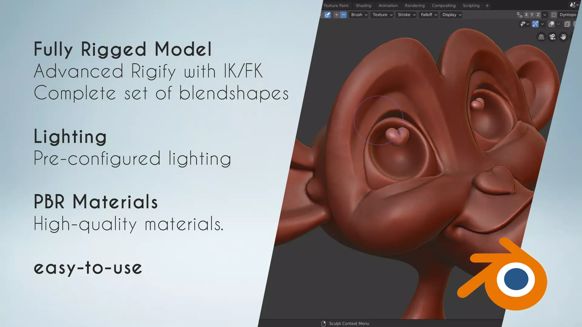 Young Thoughtful 3D Male Character Rigged Low-poly 3D model_11