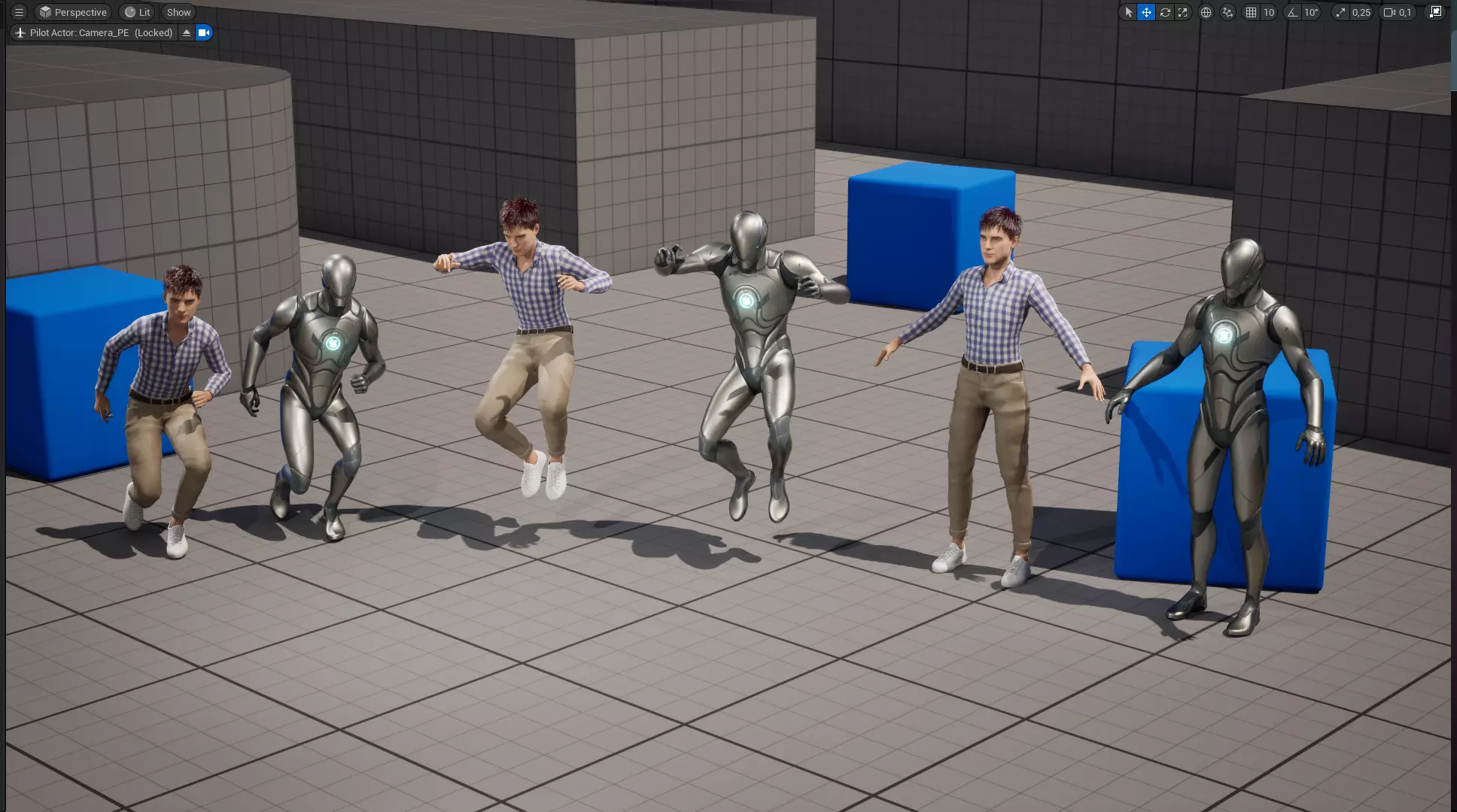 Young Thoughtful 3D Male Character Rigged Low-poly 3D model_21