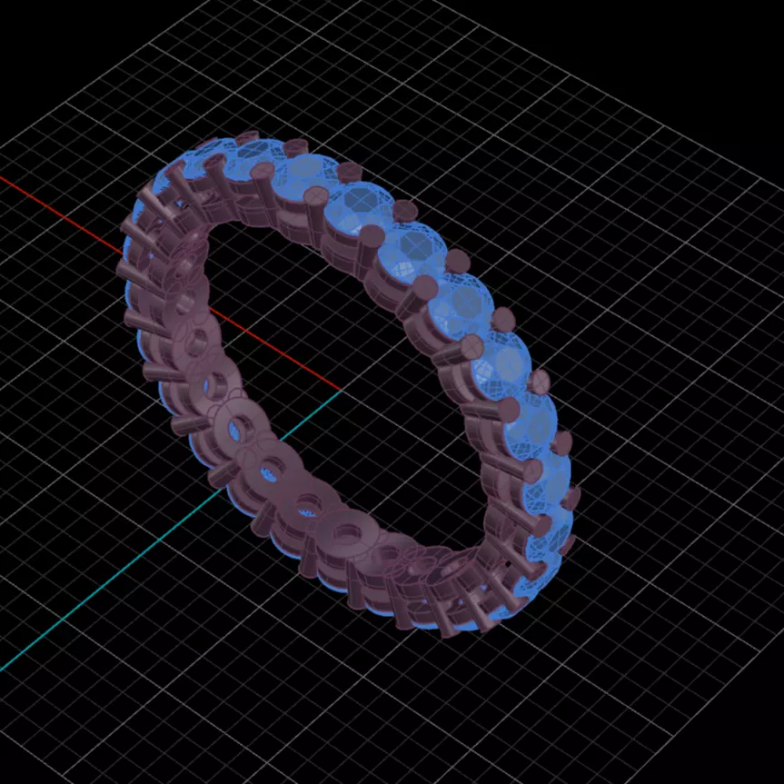 elegant ring Free 3D print model_1