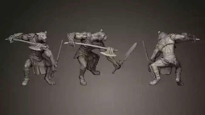 High Quality 3D Armor Model - Game Ready Rigged Printable Asset