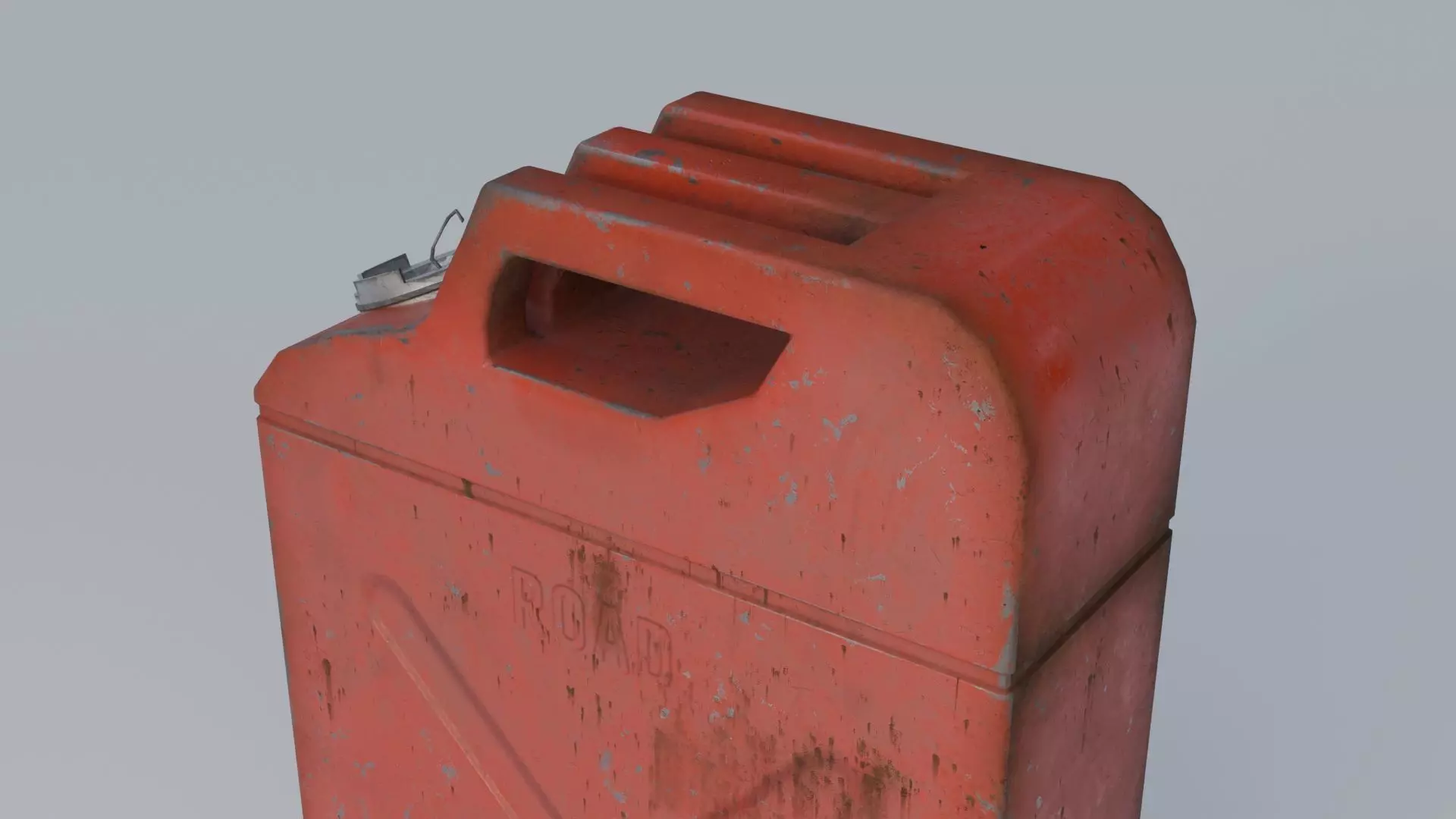 Jerrycan Low-poly 3D model_8