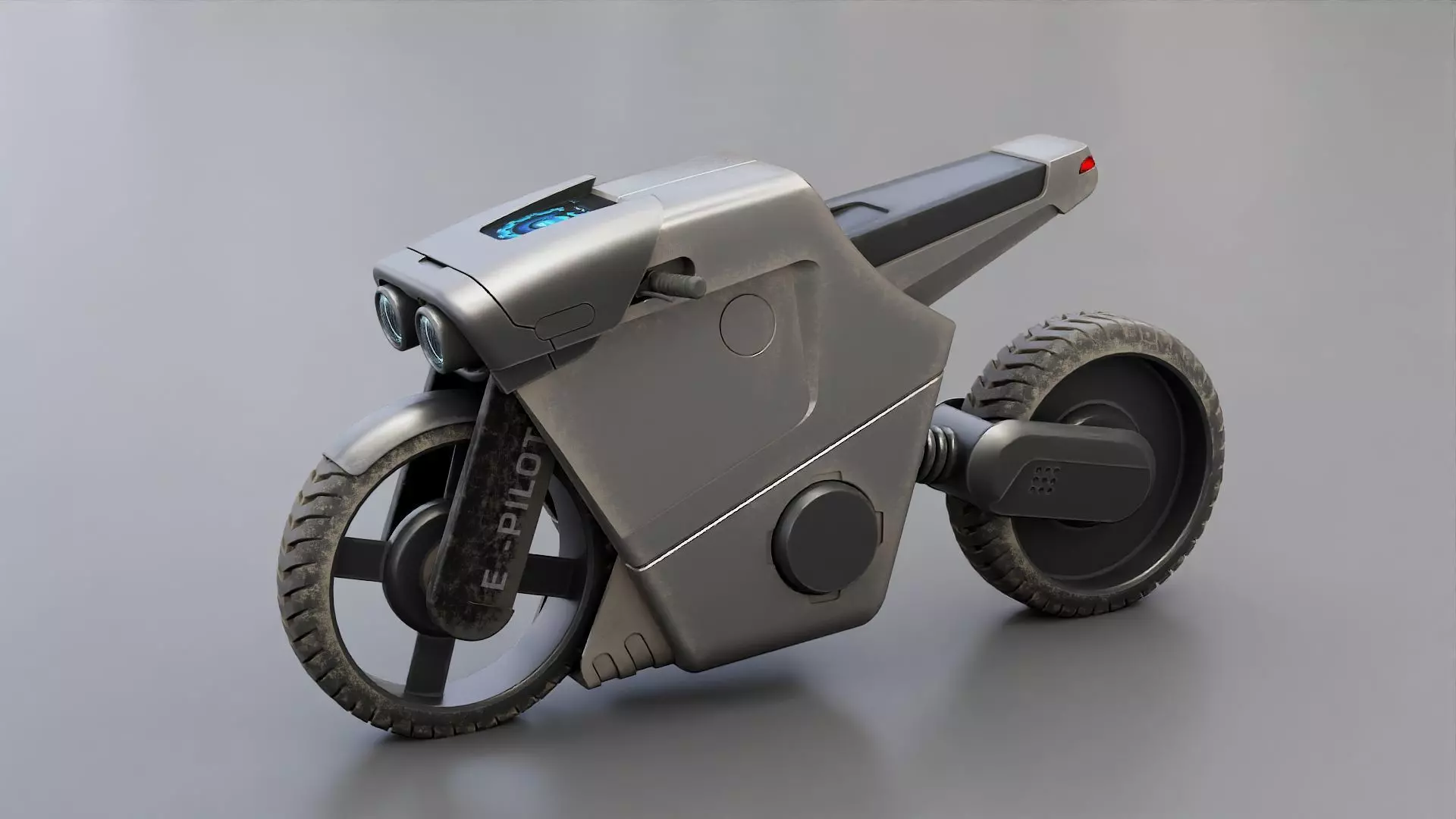 CYBER BIKE-01 Rigged 3D model_19