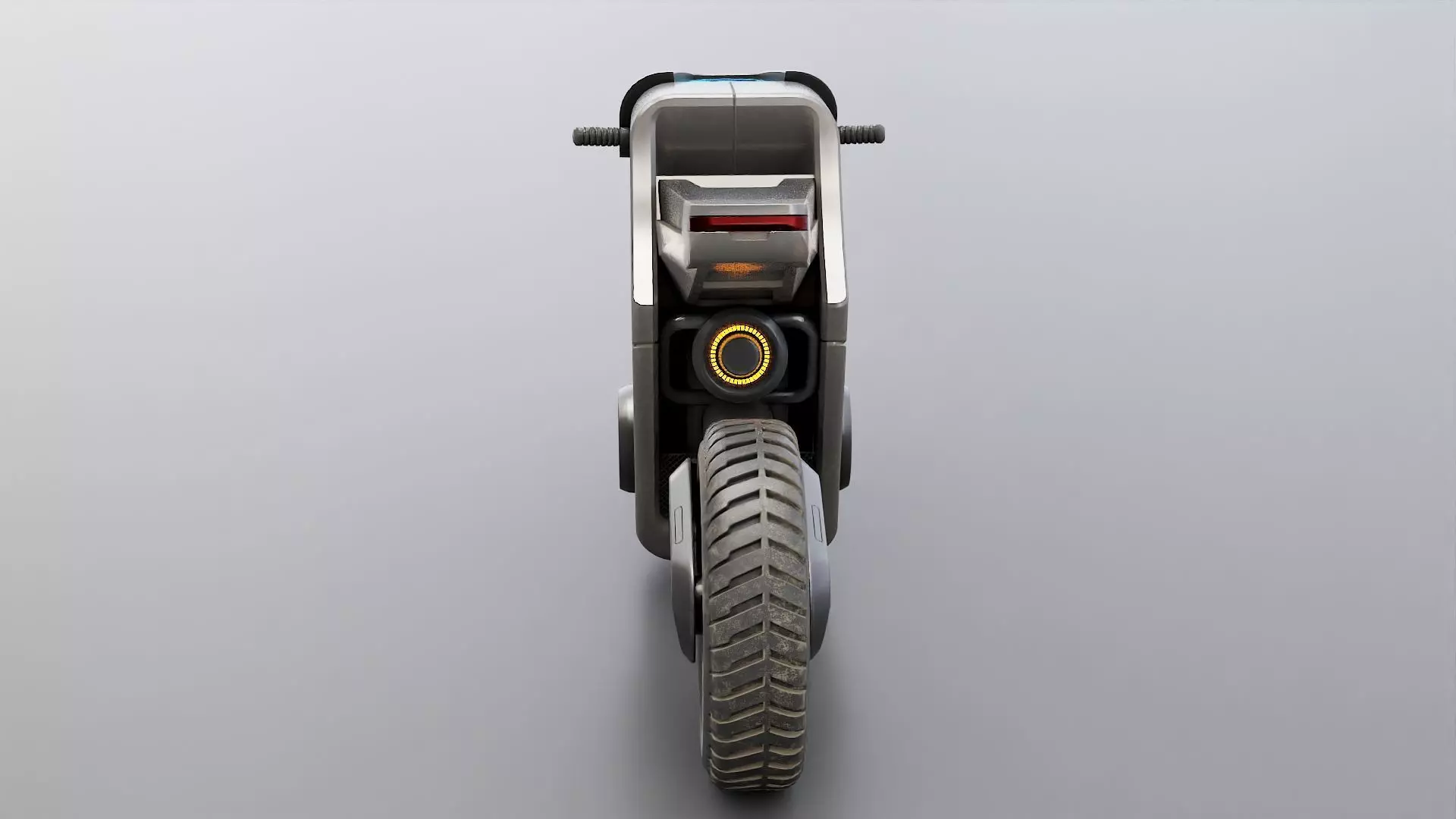 CYBER BIKE-01 Rigged 3D model_10