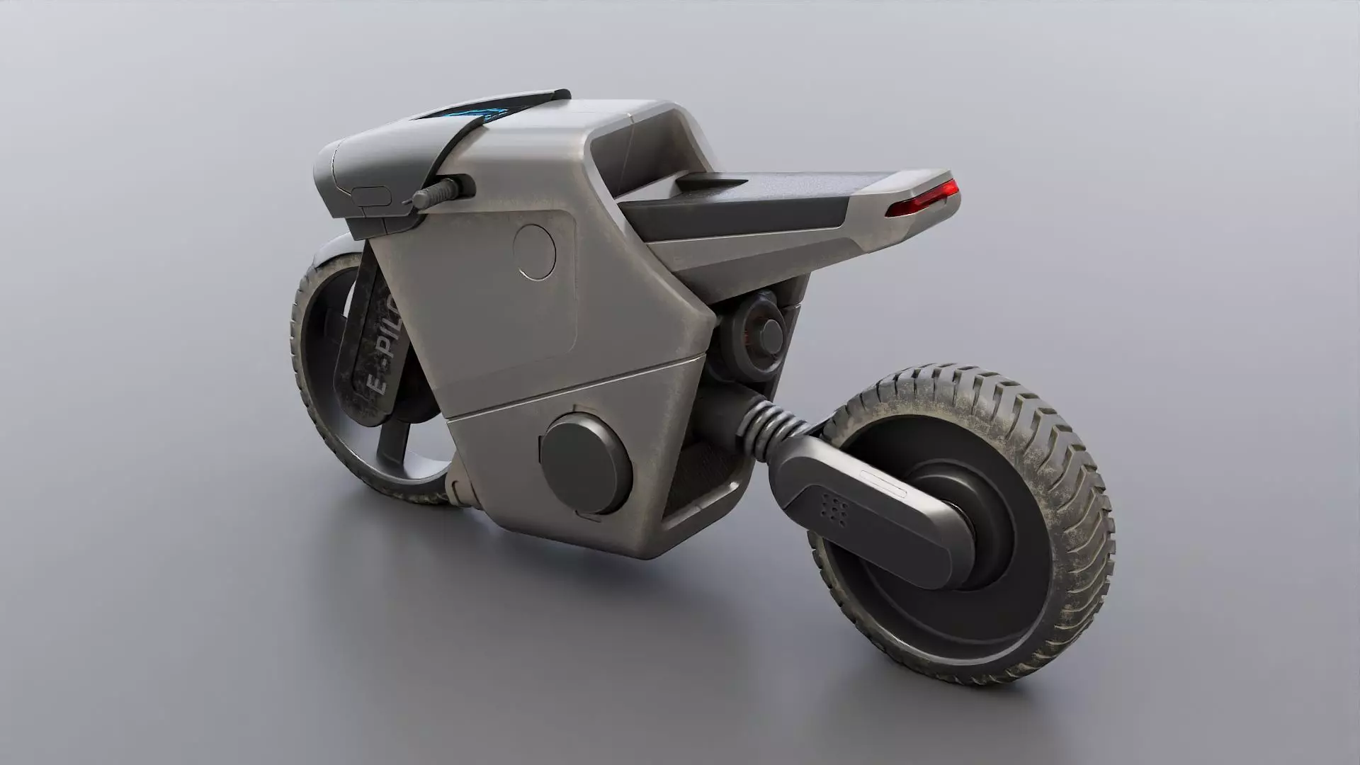 CYBER BIKE-01 Rigged 3D model_14