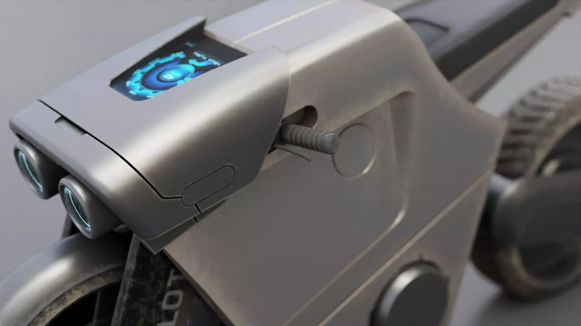 CYBER BIKE-01 Rigged 3D model_21