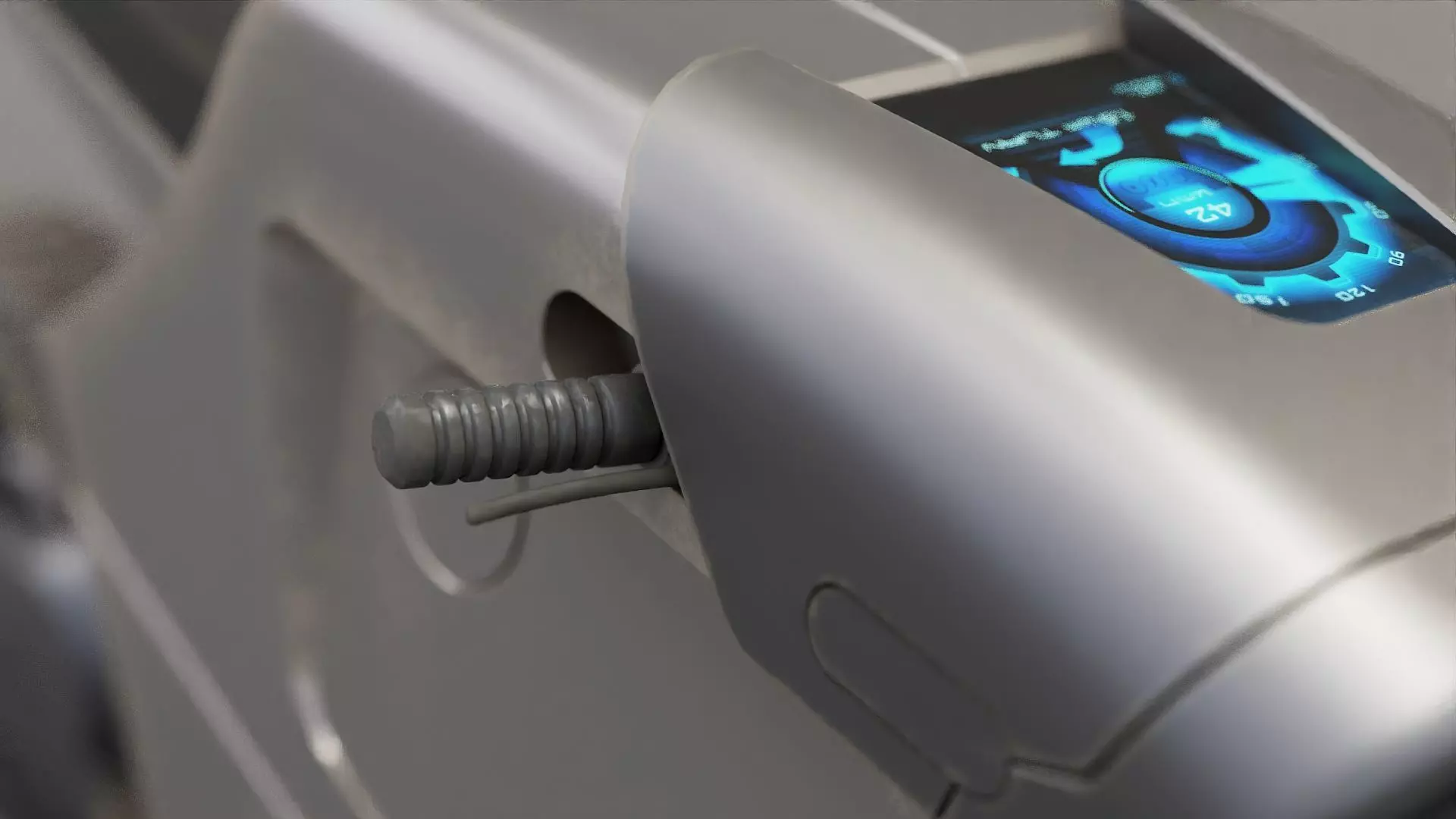 CYBER BIKE-01 Rigged 3D model_29