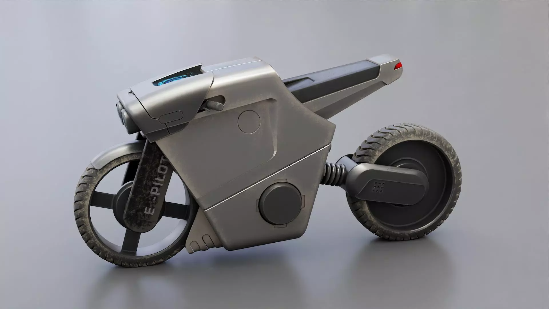 CYBER BIKE-01 Rigged 3D model_18