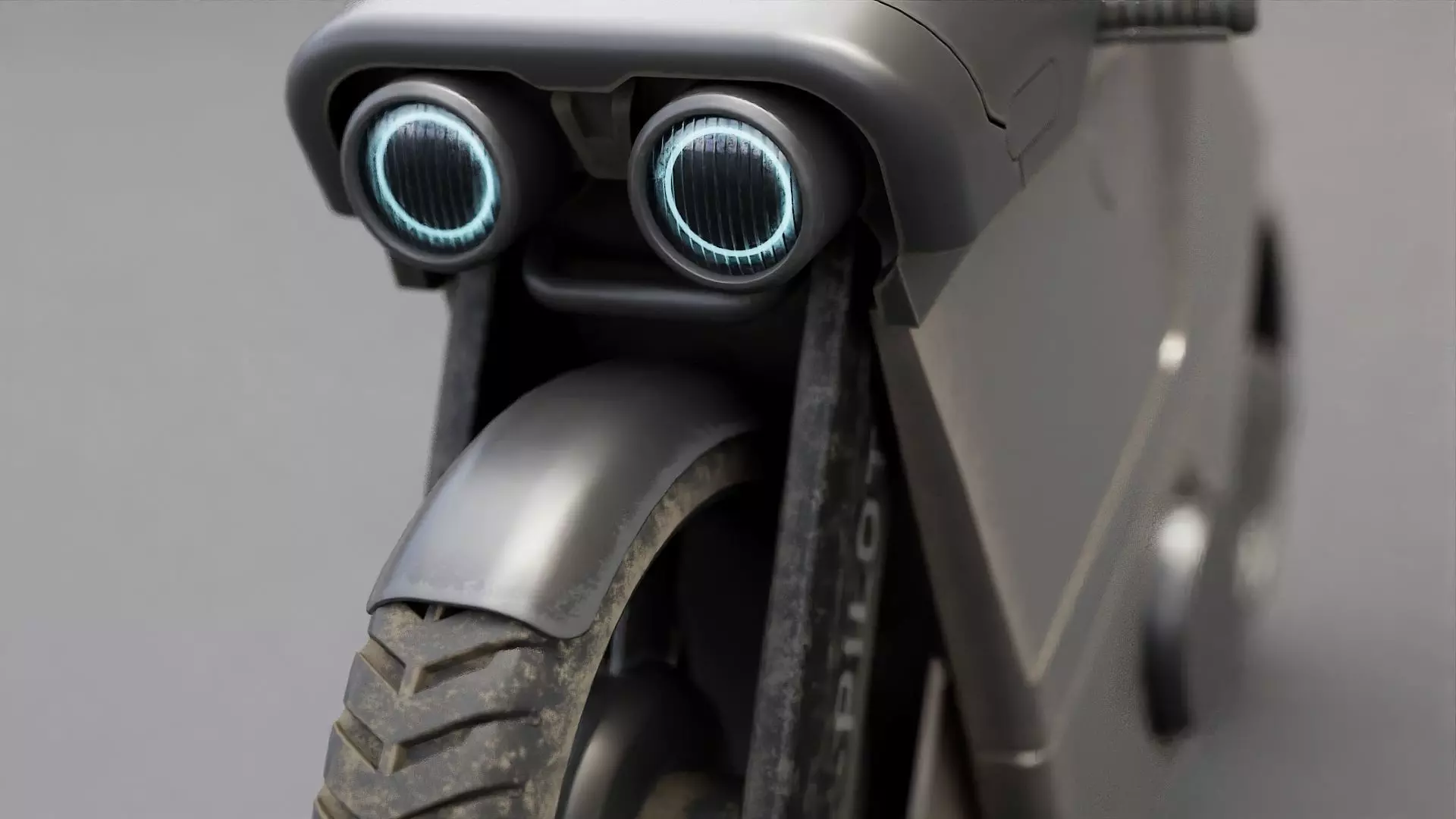 CYBER BIKE-01 Rigged 3D model_22