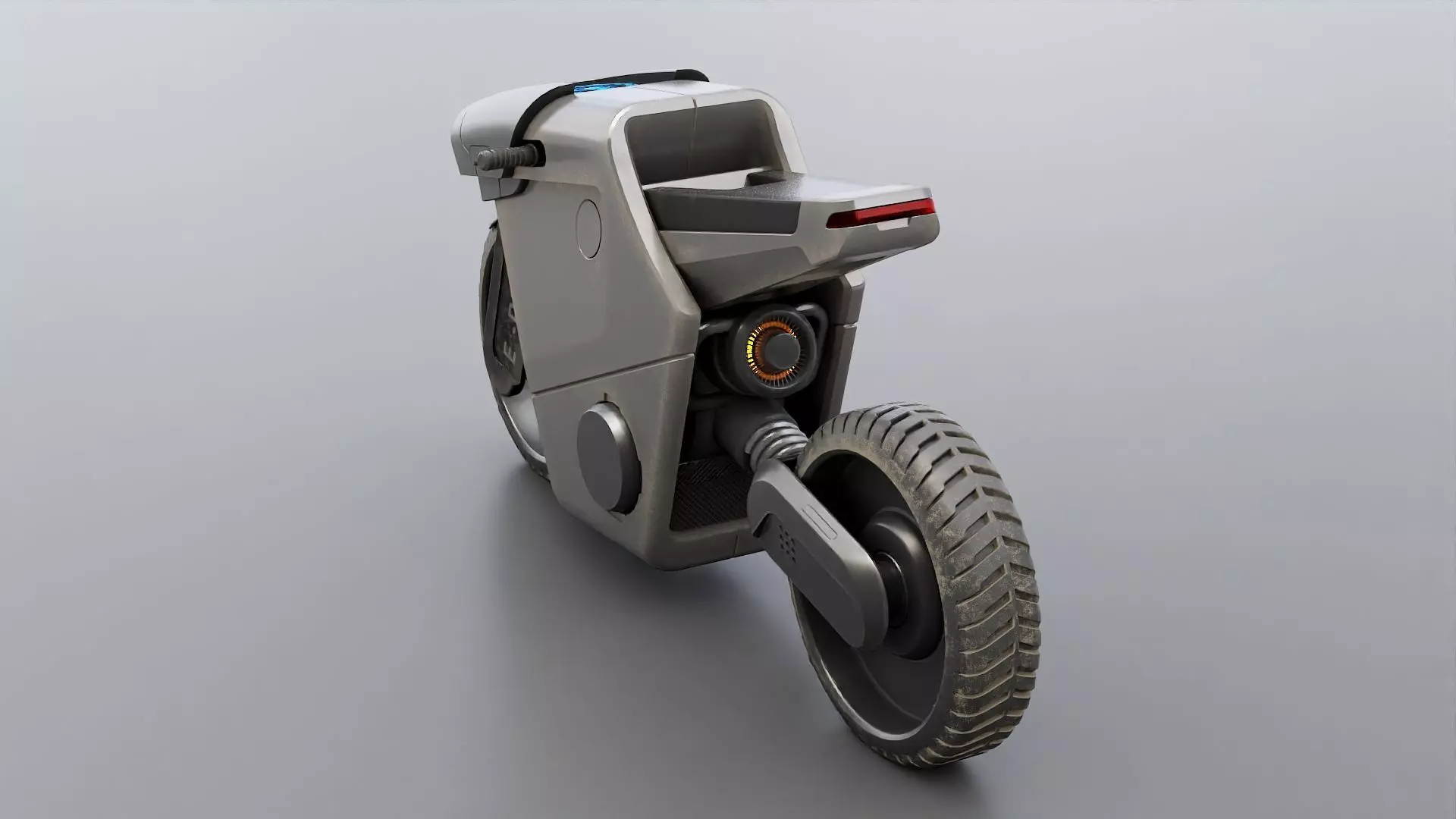 CYBER BIKE-01 Rigged 3D model_12