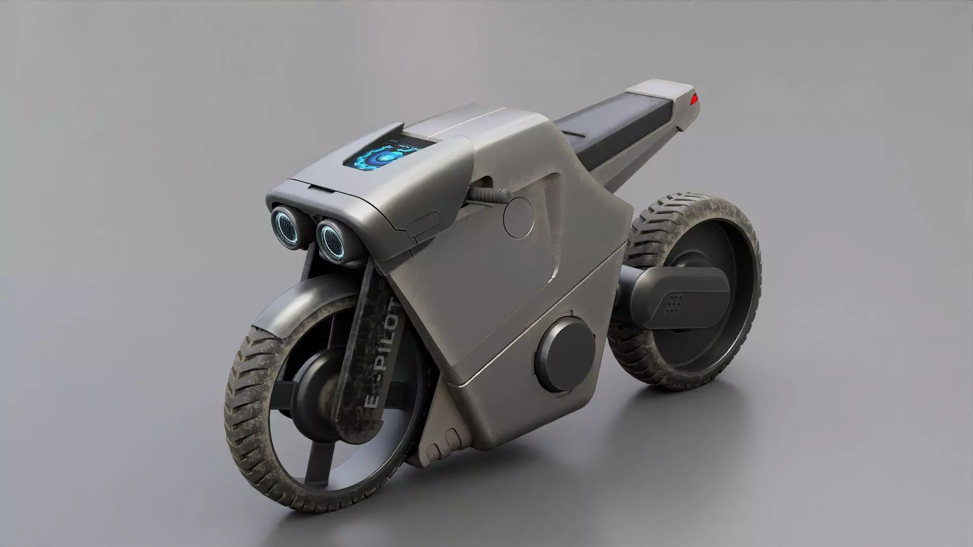 CYBER BIKE-01 Rigged 3D model_20