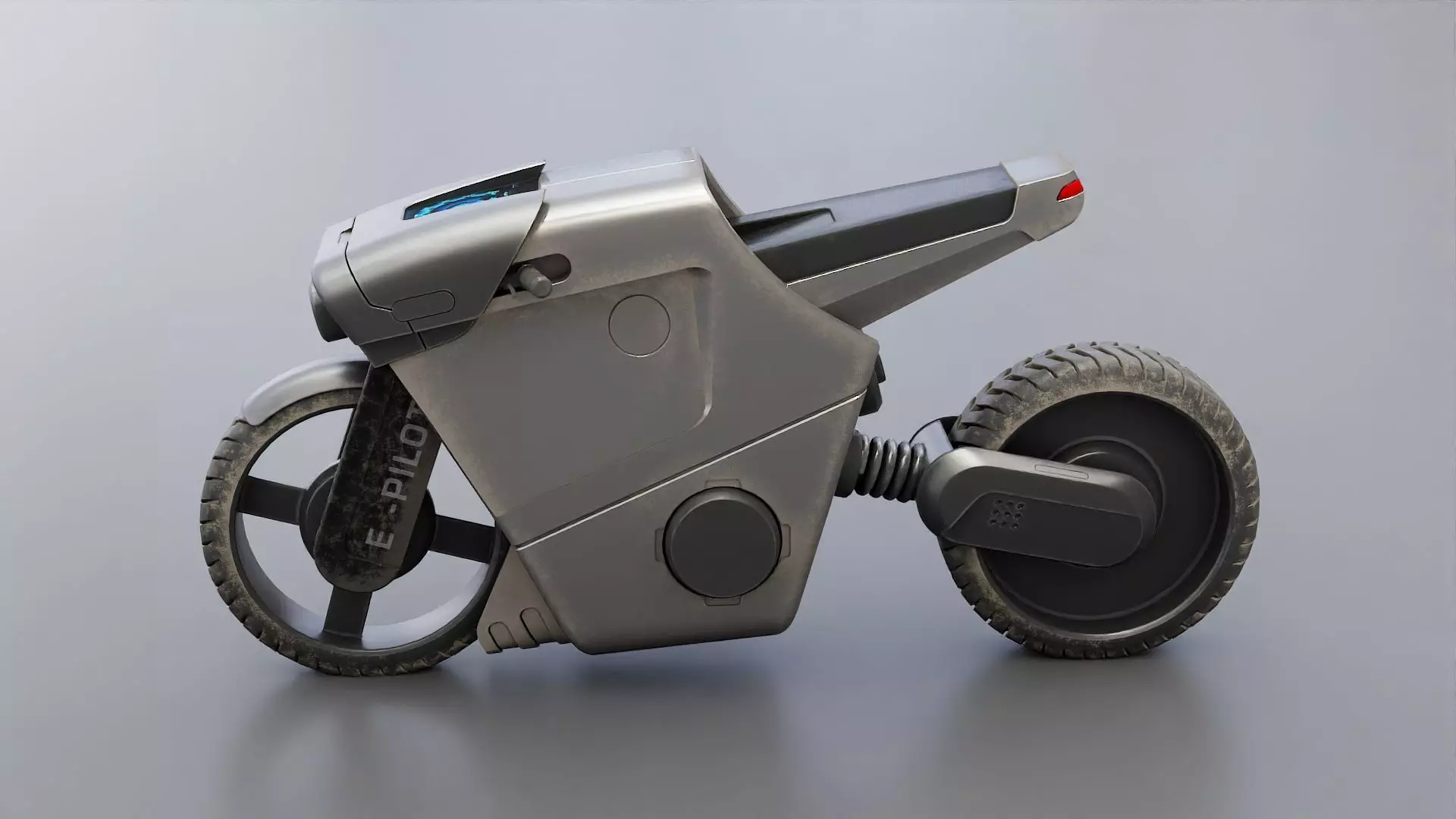 CYBER BIKE-01 Rigged 3D model_17