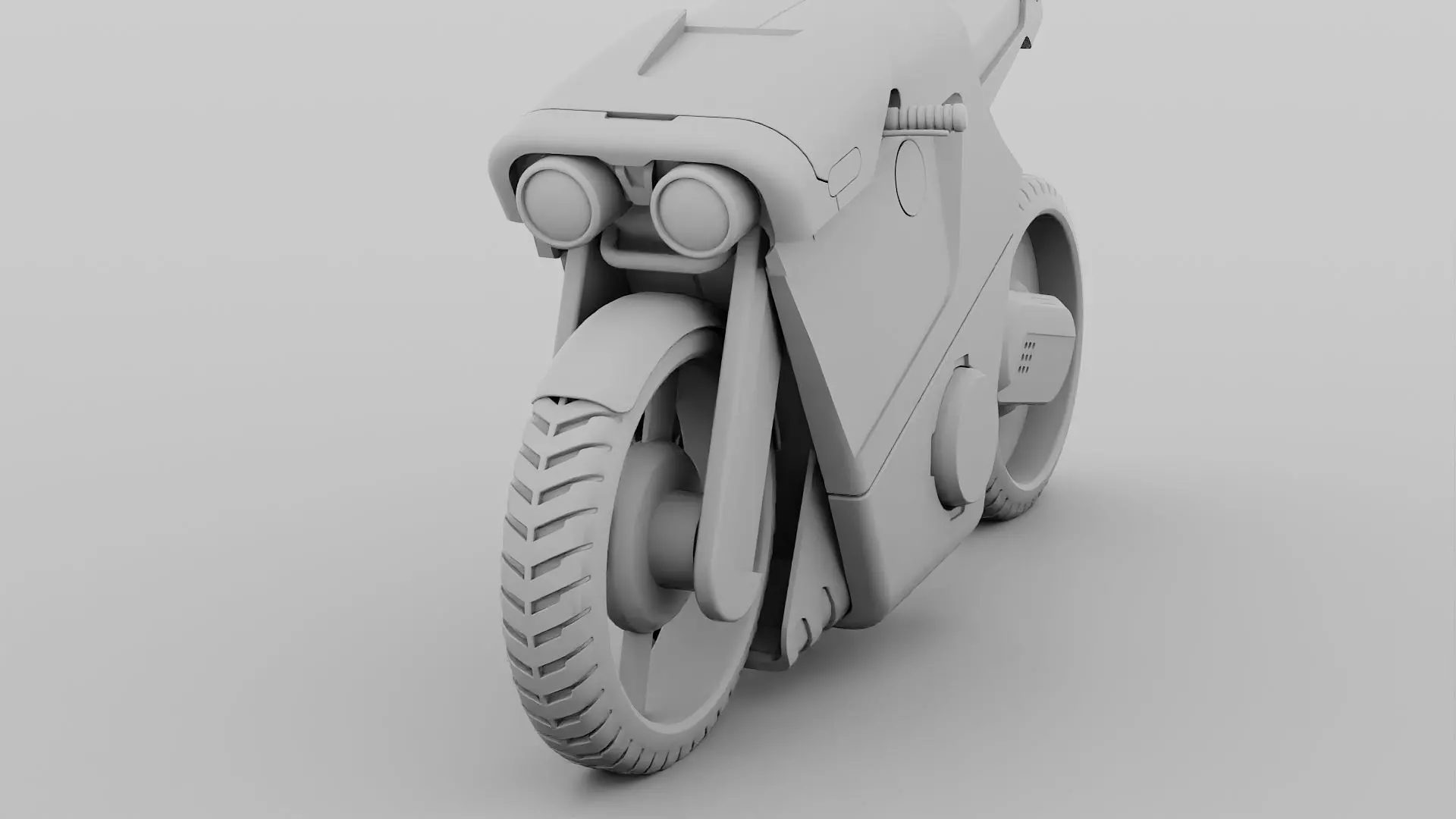 CYBER BIKE-01 Rigged 3D model_34