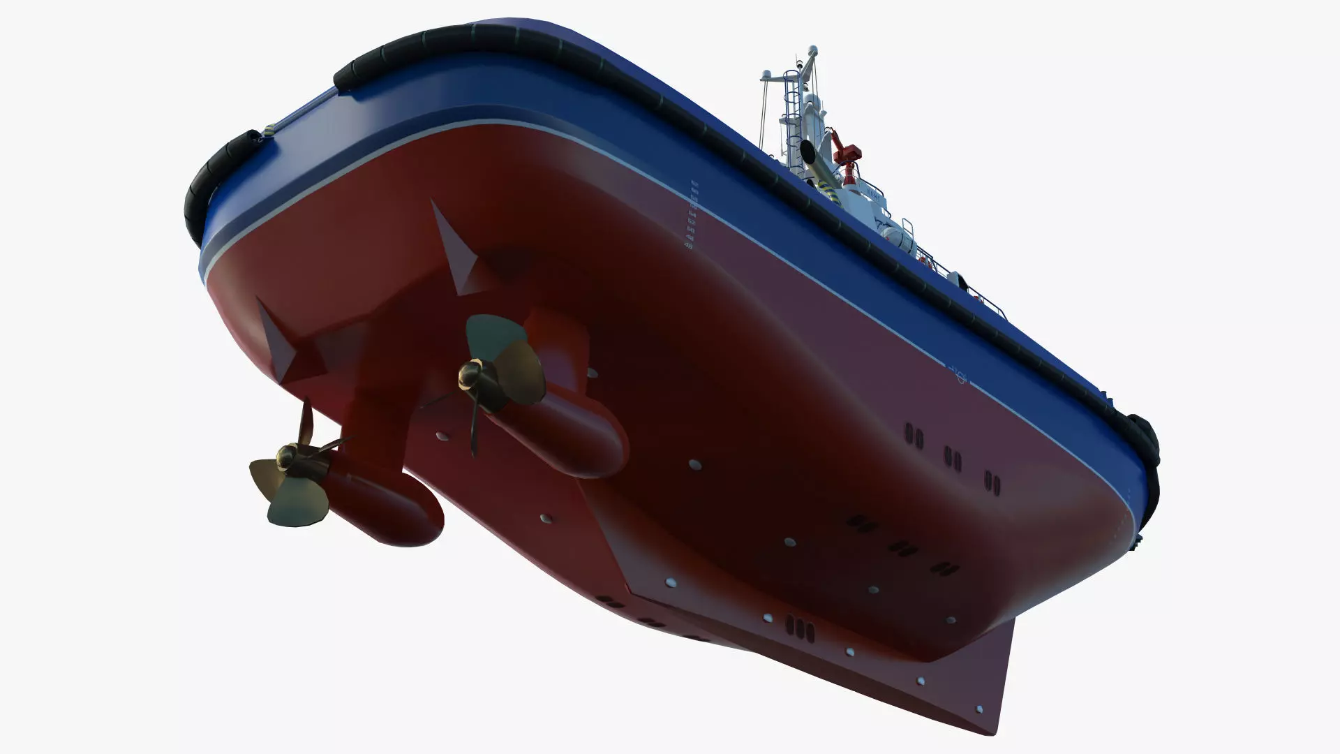 Icebreaker Harbor Tug  Realistic Detailed 3D Model 3D model_6