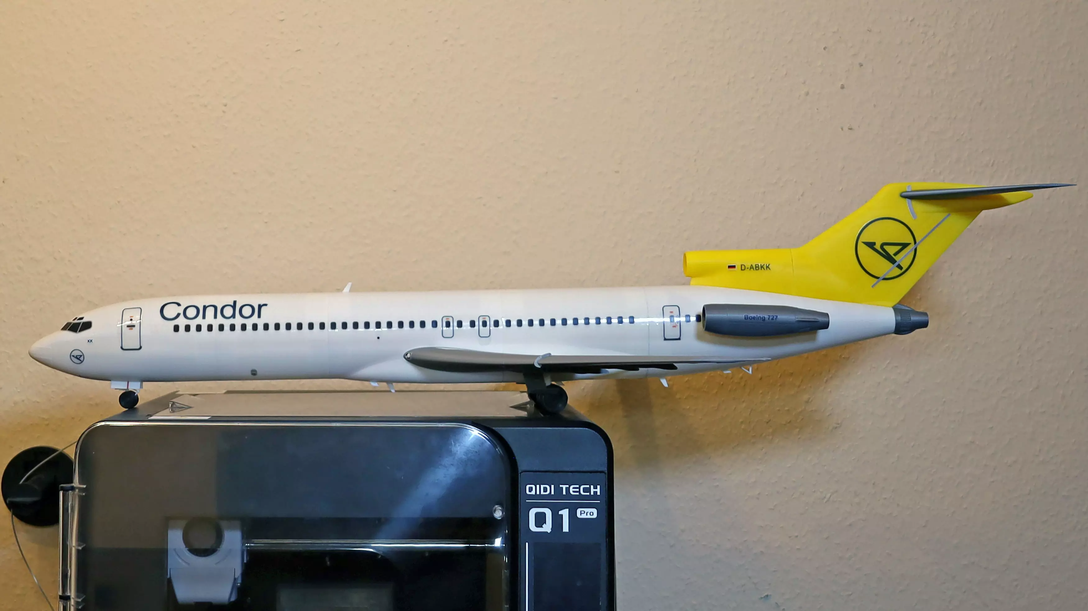26801 Model kit Boeing 727-200 Down 3D print model_18