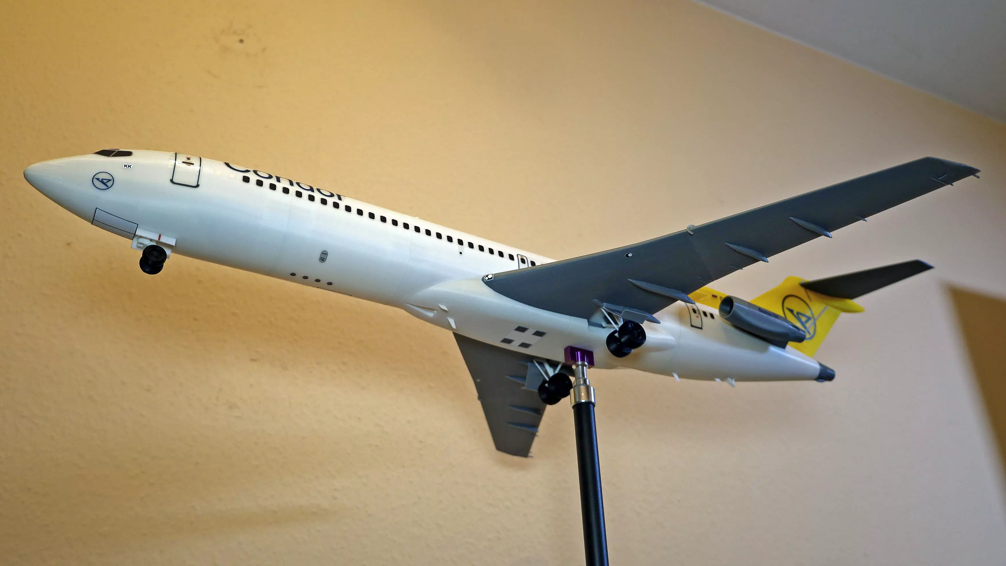 26801 Model kit Boeing 727-200 Down 3D print model_26