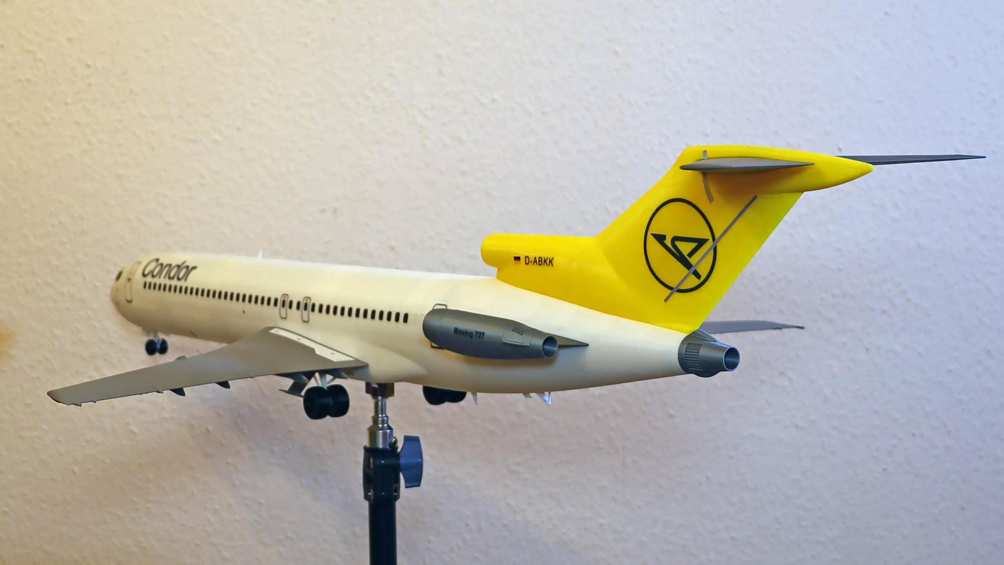 26801 Model kit Boeing 727-200 Down 3D print model_4