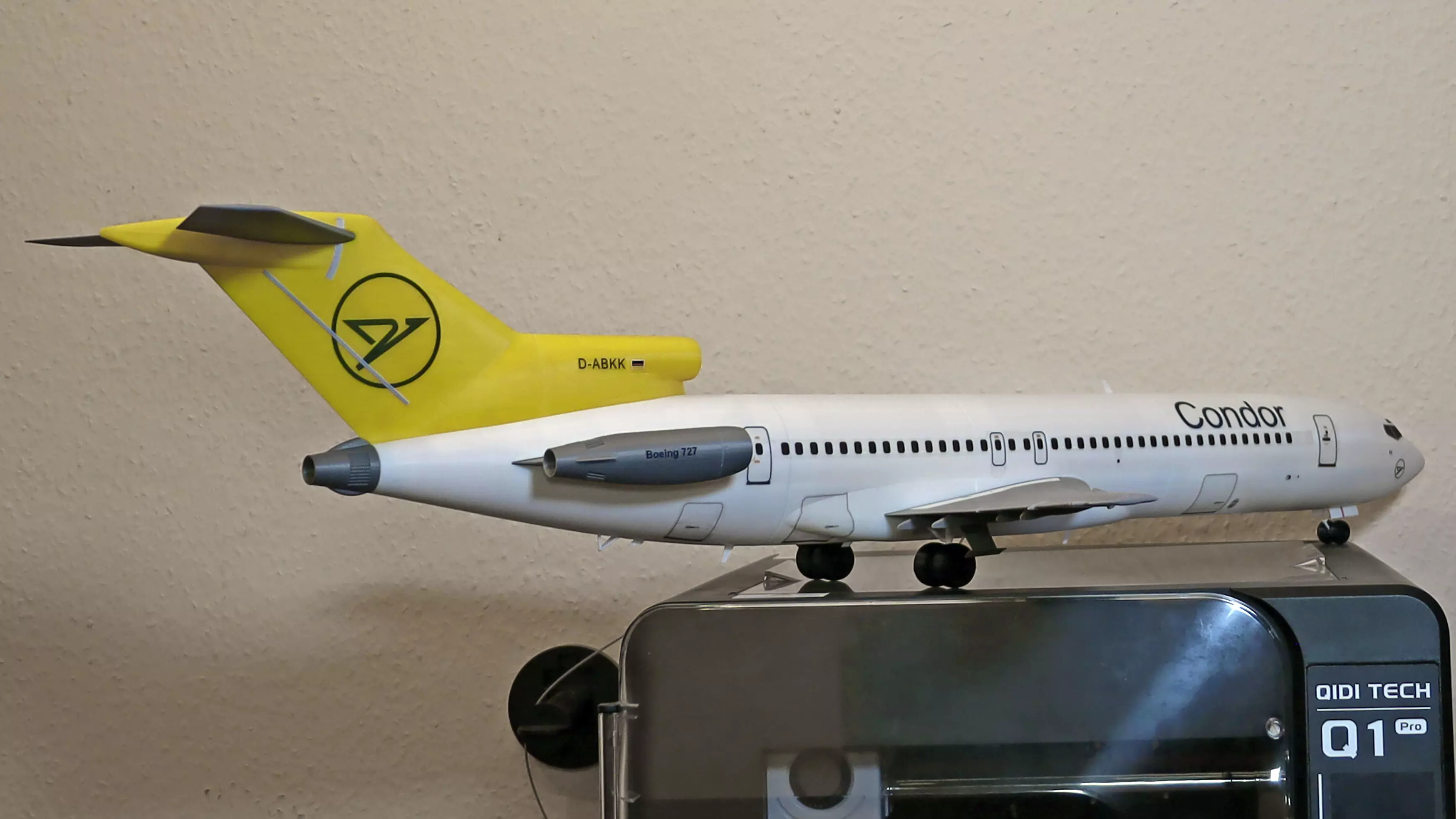 26801 Model kit Boeing 727-200 Down 3D print model_21