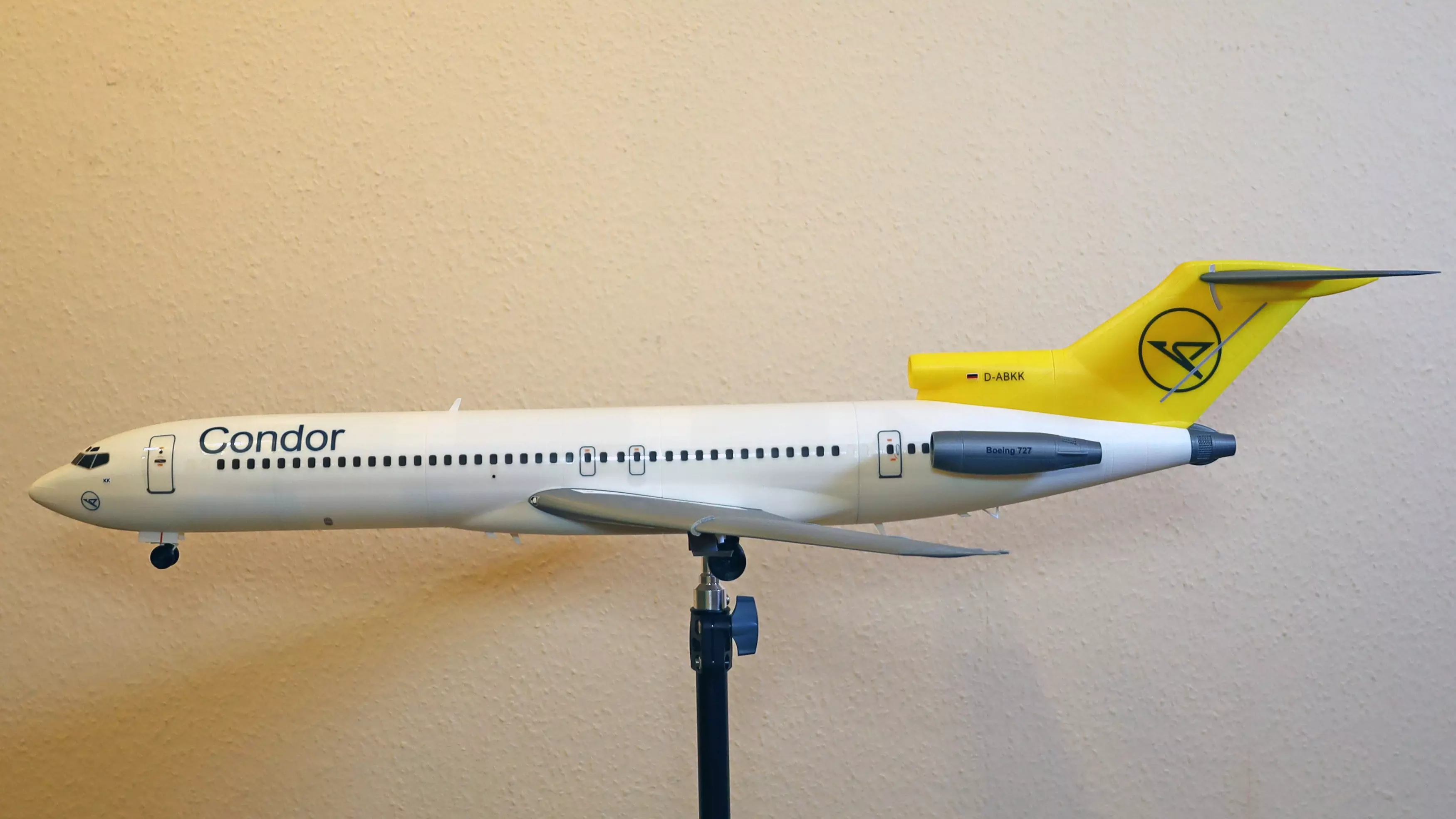 26801 Model kit Boeing 727-200 Down 3D print model_2