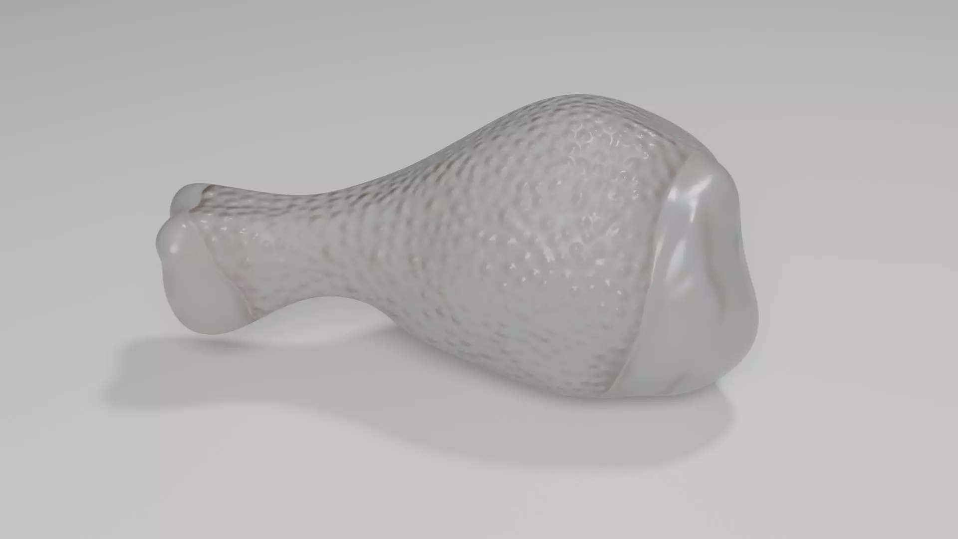 Chicken Leg Low-poly 3D model_6