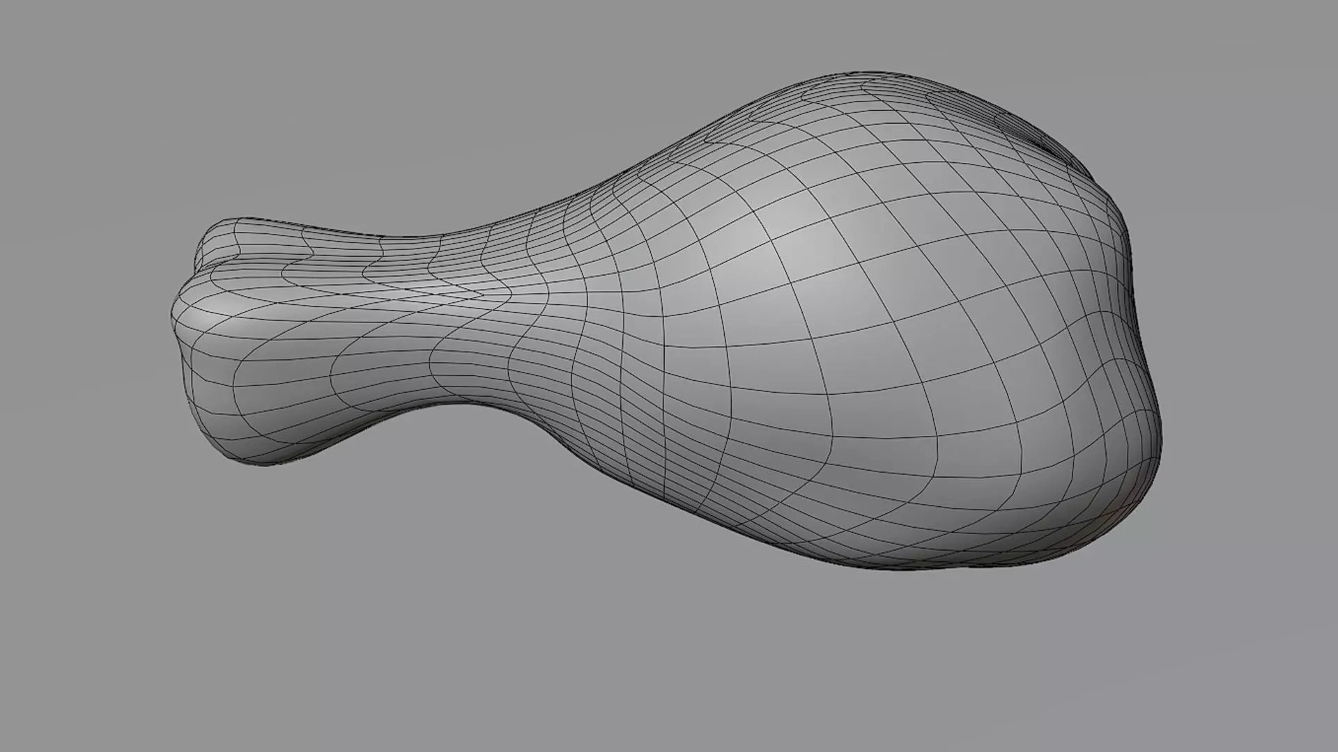 Chicken Leg Low-poly 3D model_5